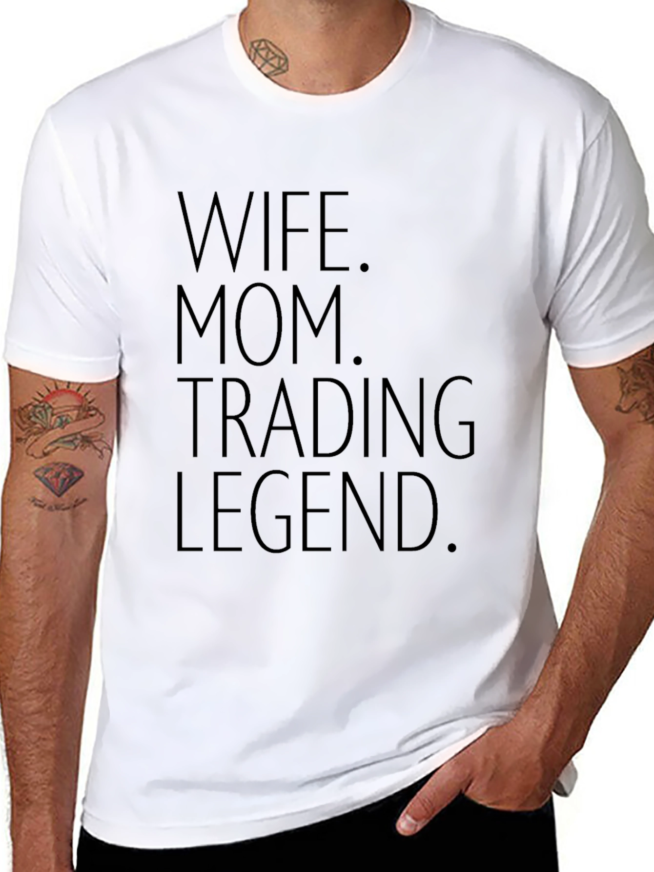 Wife Mom Trading Legend Graphic Tee
