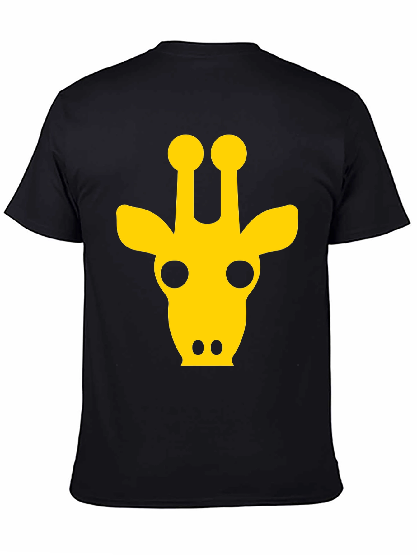 Giraffe Graphic Tee -  Black Unisex T-Shirt
