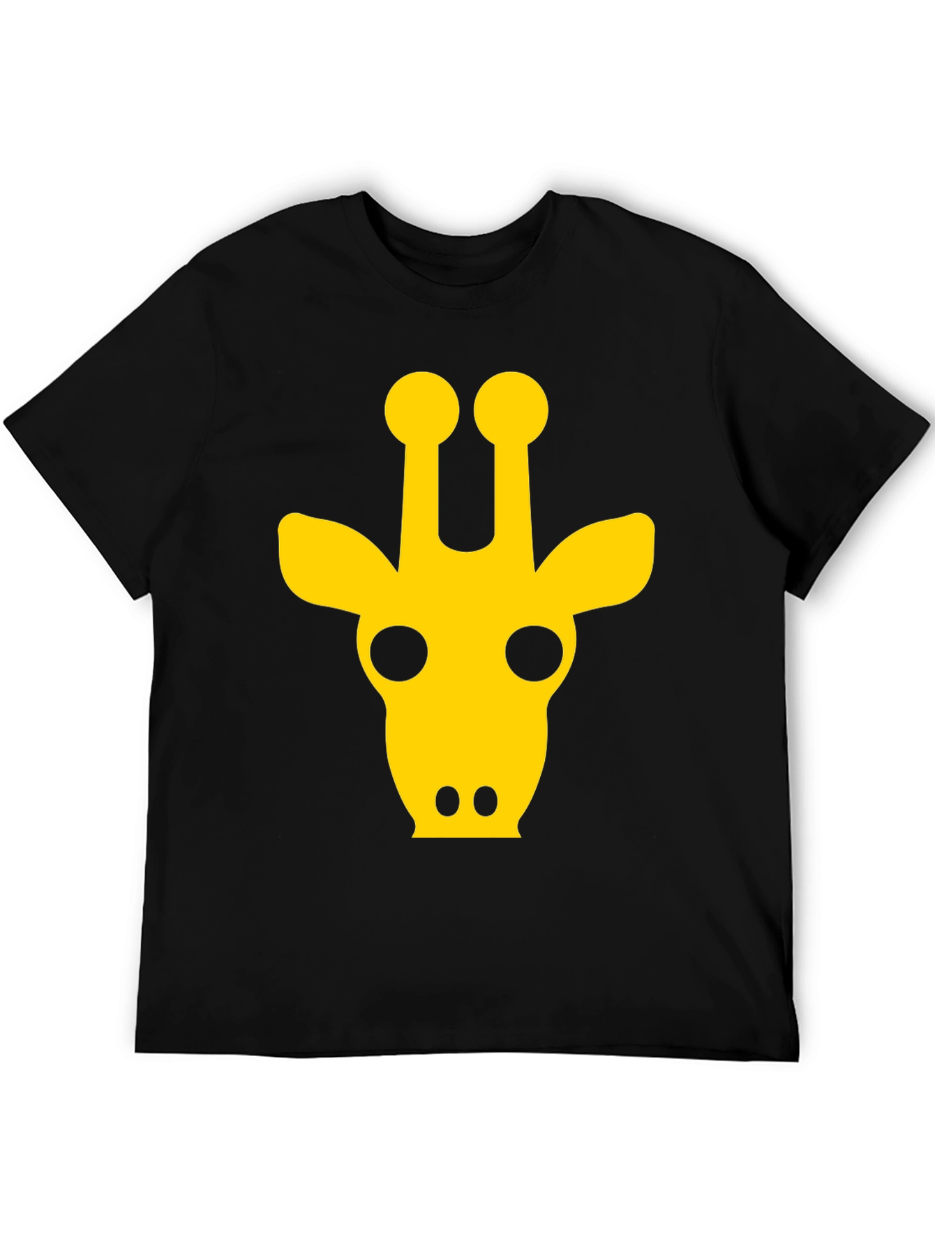 Giraffe Graphic Tee -  Black Unisex T-Shirt