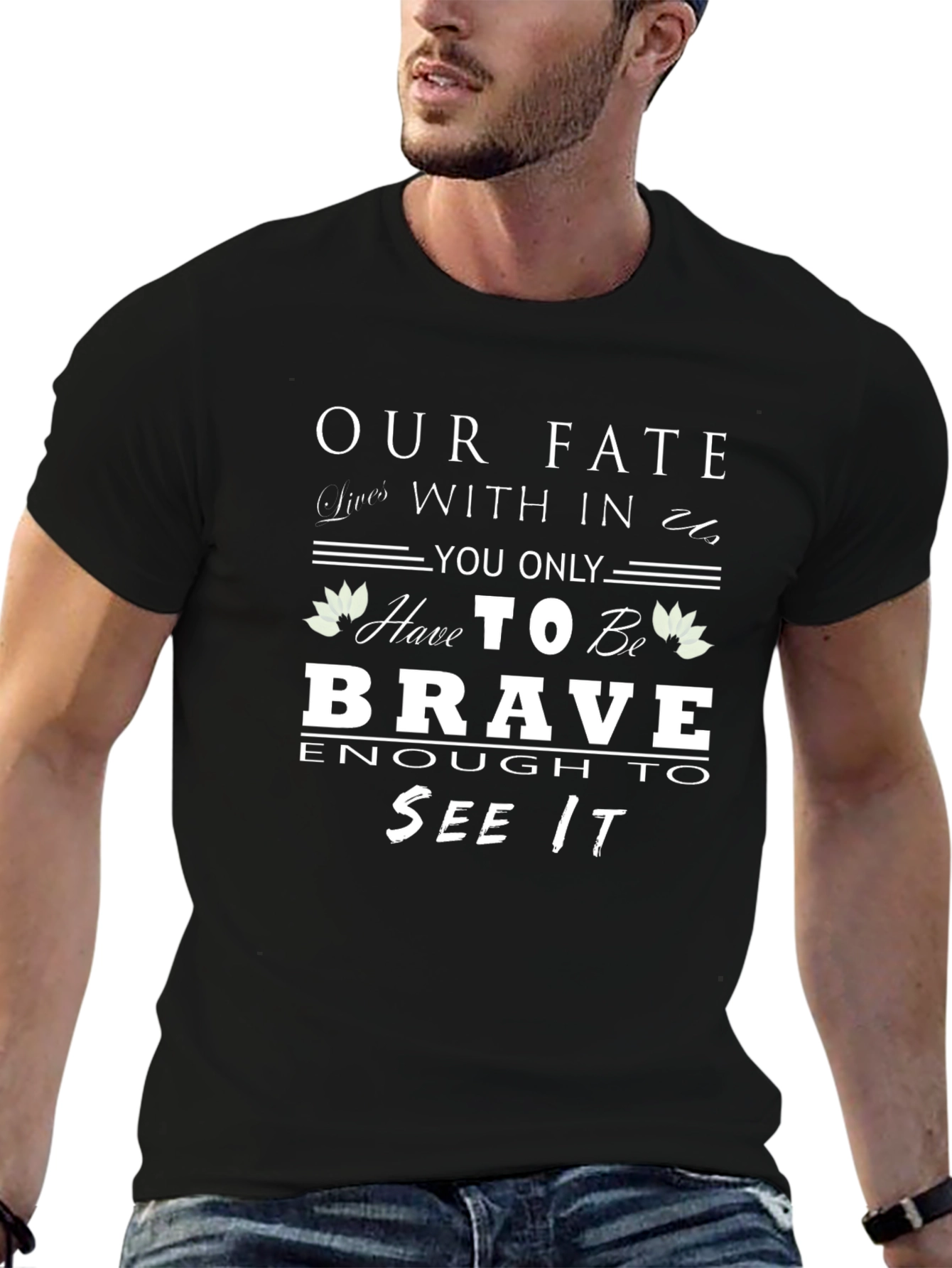 Brave Fate Graphic T-Shirt