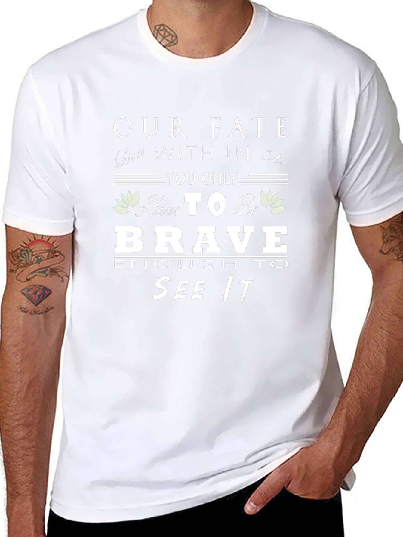 Brave Fate Graphic T-Shirt