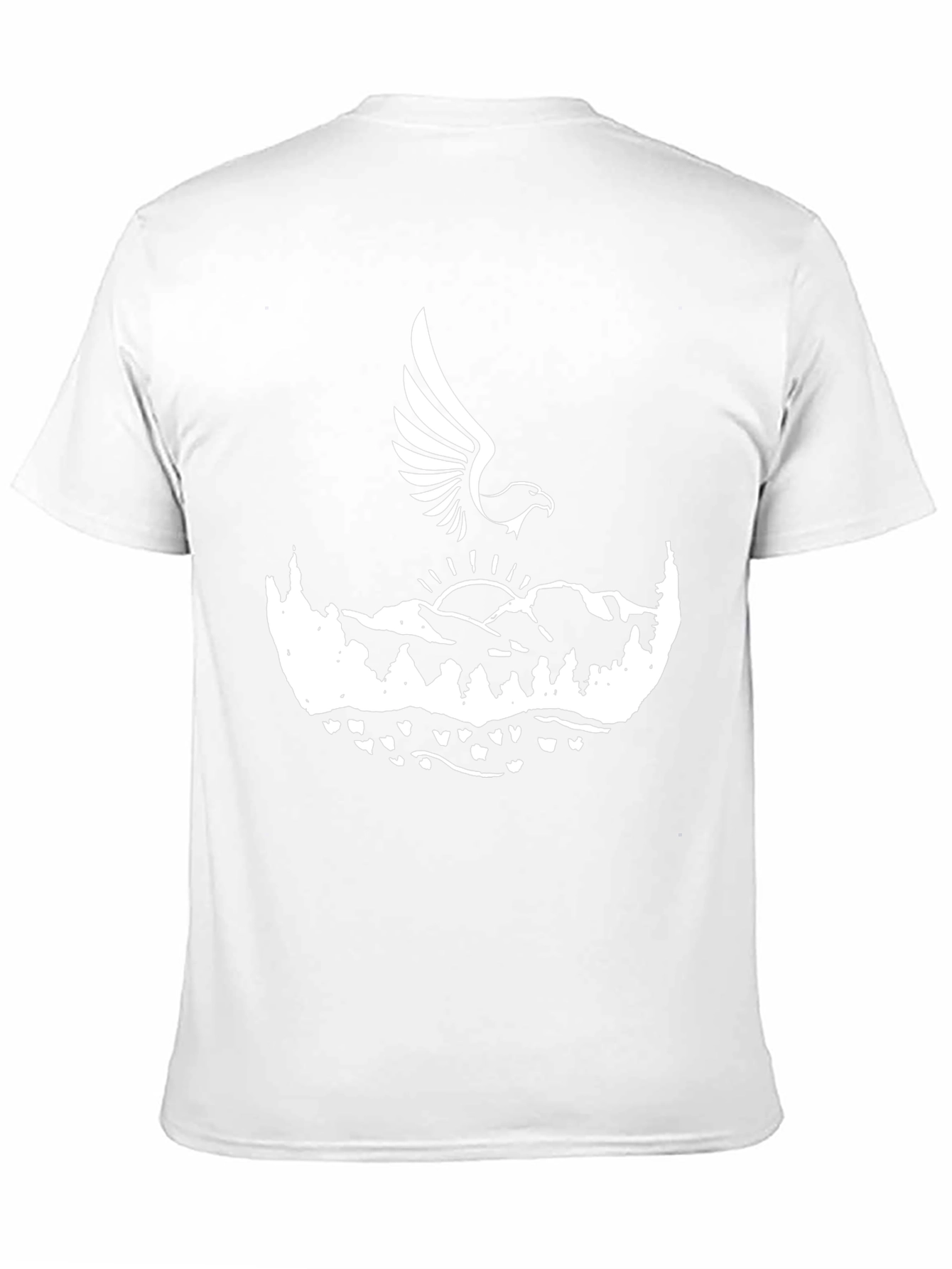 Eagle Mountain Graphic Tee - Black Cotton Blend