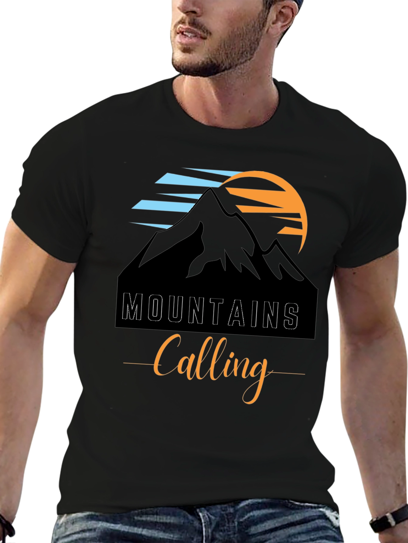 Mountains Calling Graphic Tee - Adventure Awaits