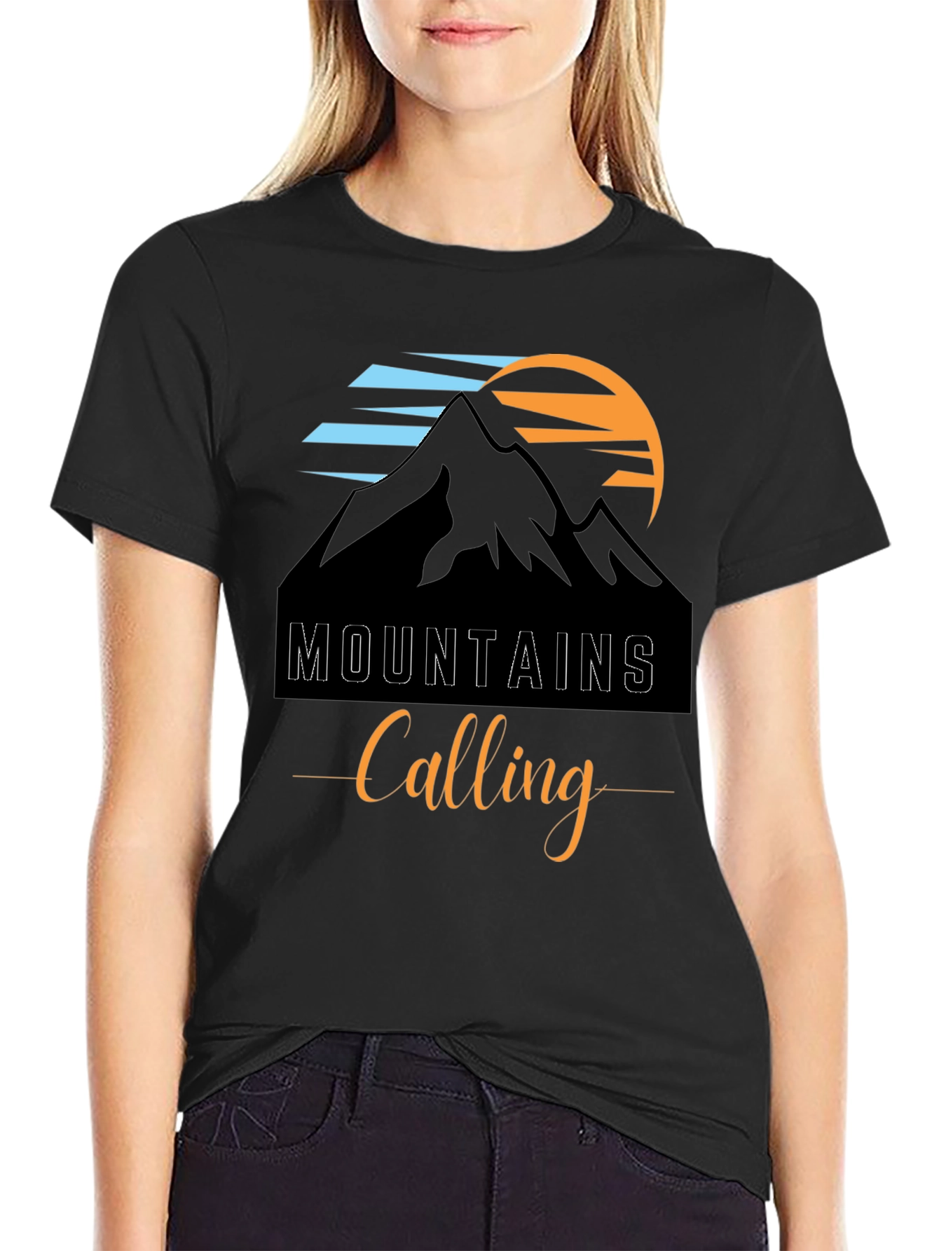 Mountains Calling Graphic Tee - Adventure Awaits