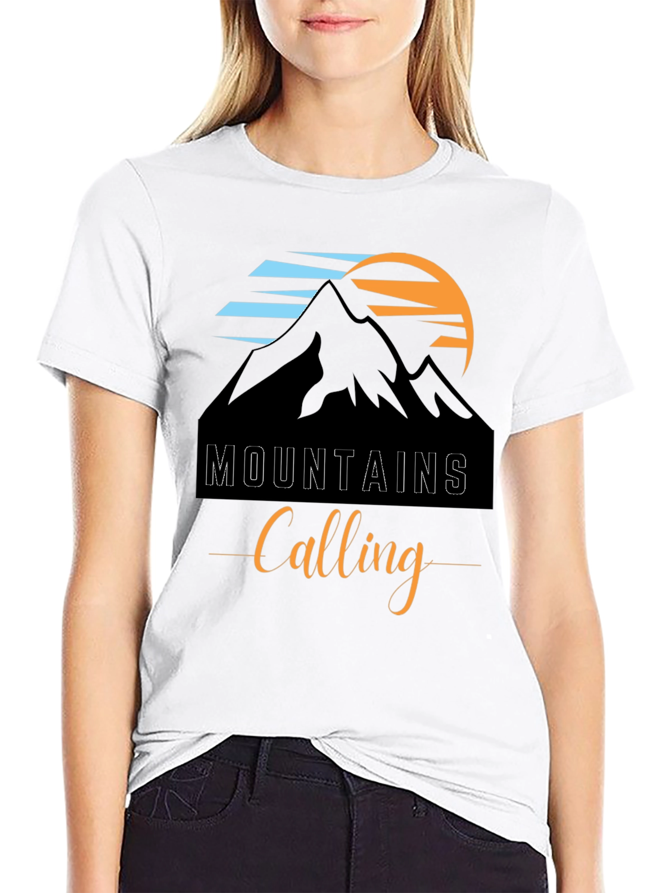 Mountains Calling Graphic Tee - Adventure Awaits