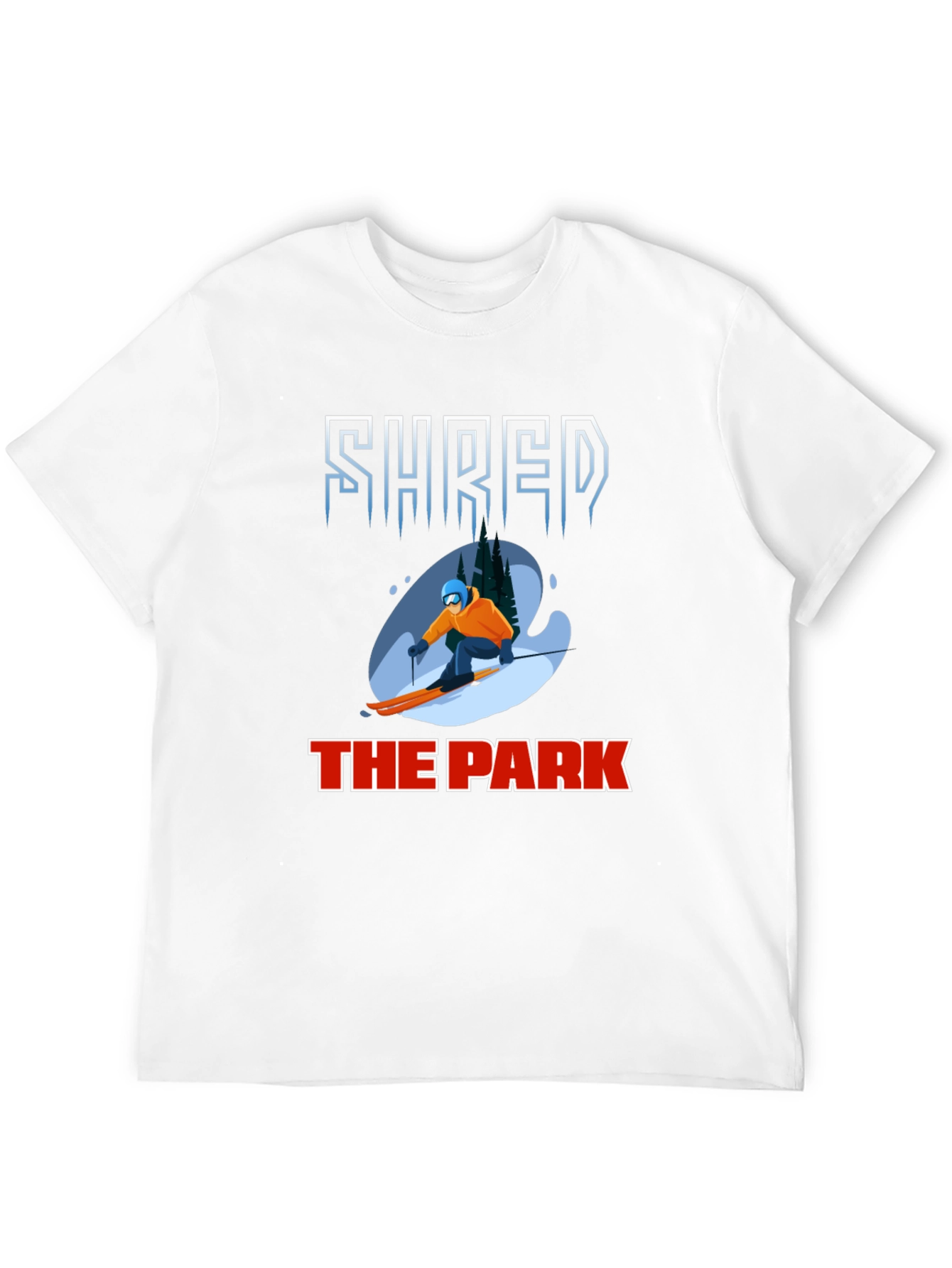 Shred the Park T-Shirt - Skiing Graphic Tee