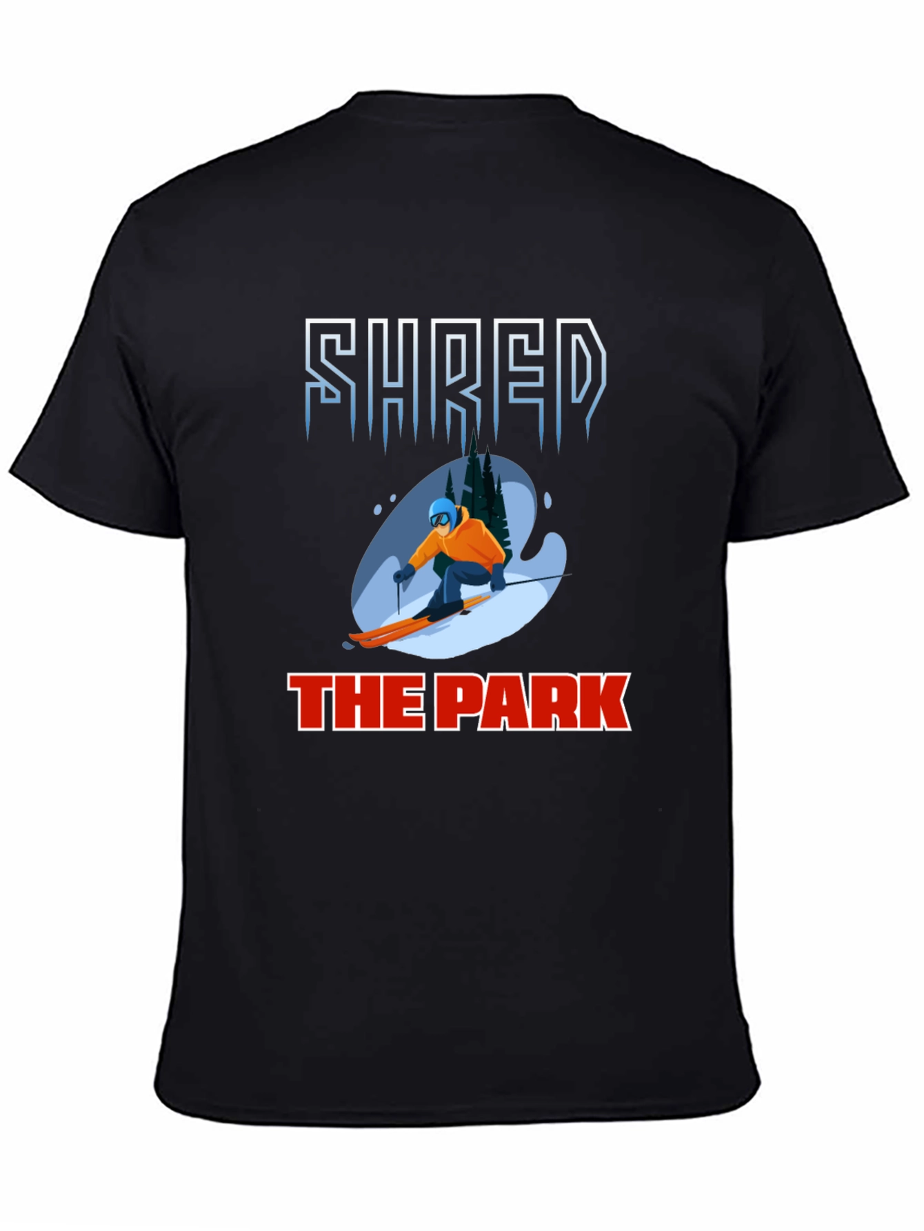 Shred the Park T-Shirt - Skiing Graphic Tee