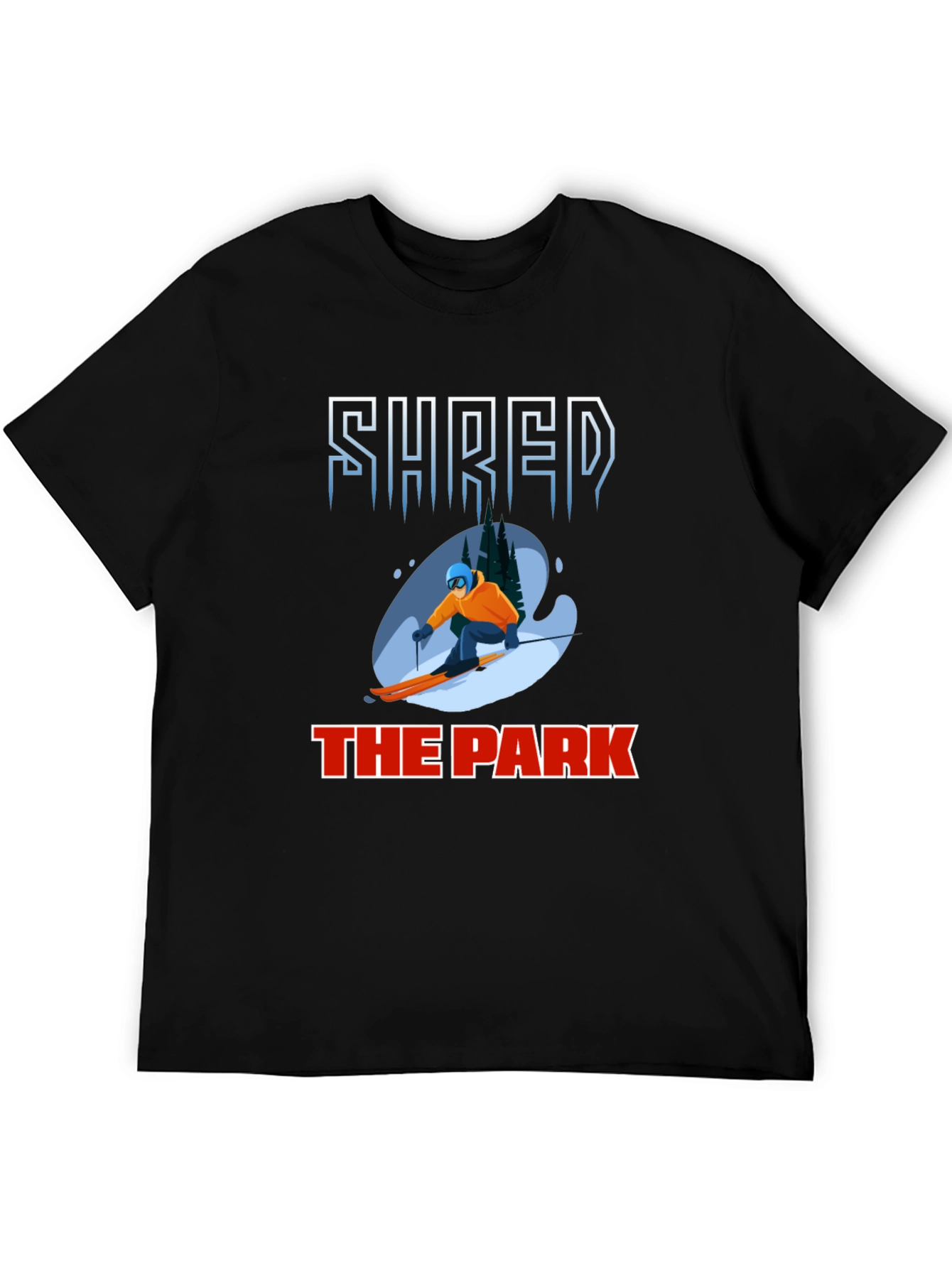 Shred the Park T-Shirt - Skiing Graphic Tee