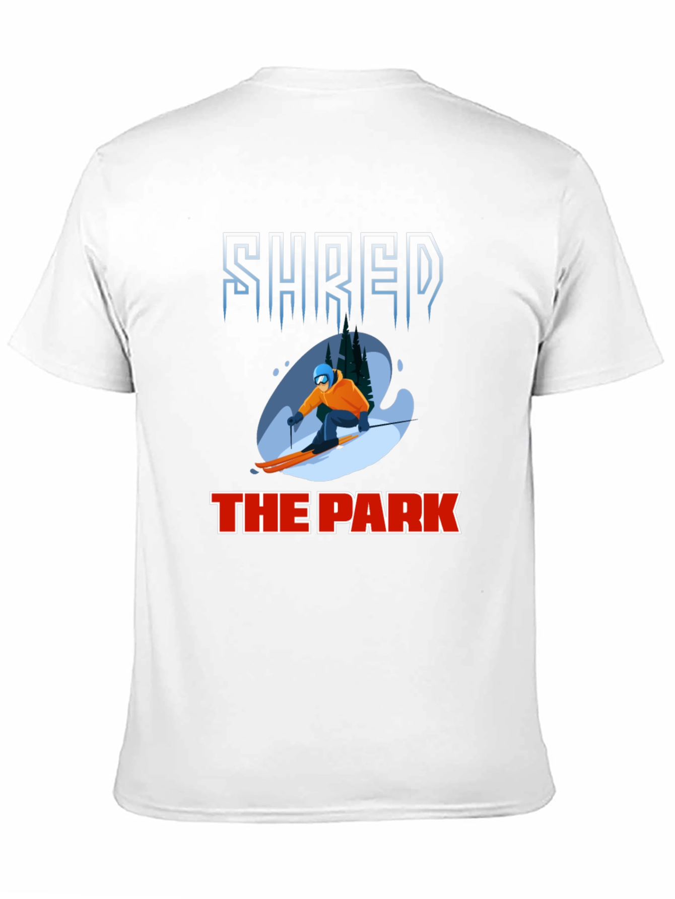 Shred the Park T-Shirt - Skiing Graphic Tee