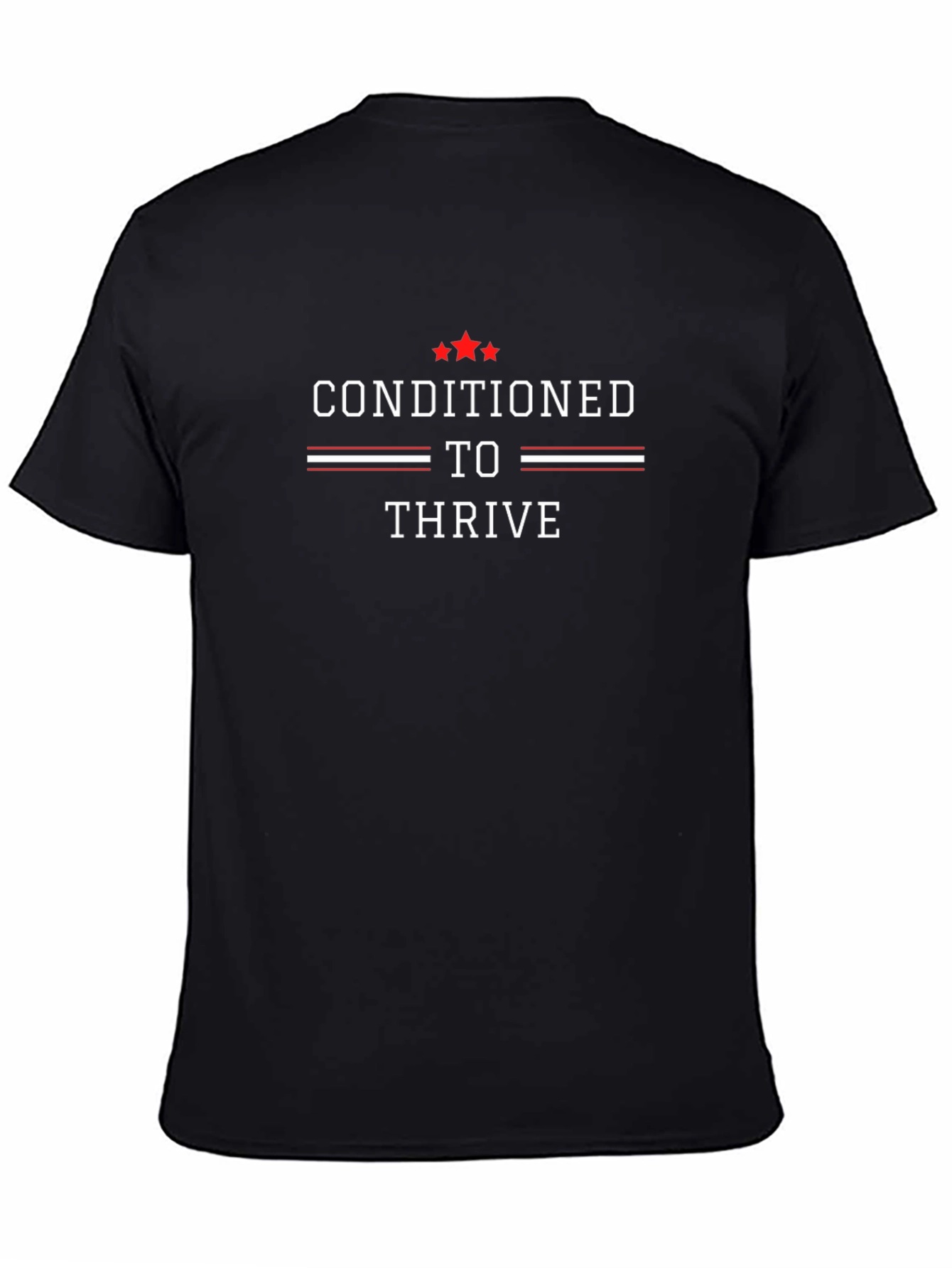 Conditioned to Thrive Graphic Tee - Black