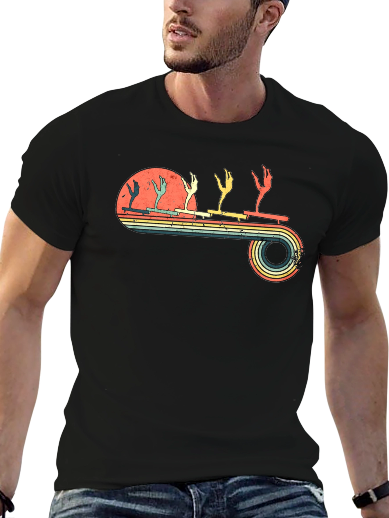 Retro Rock Climbing Evolution T-Shirt