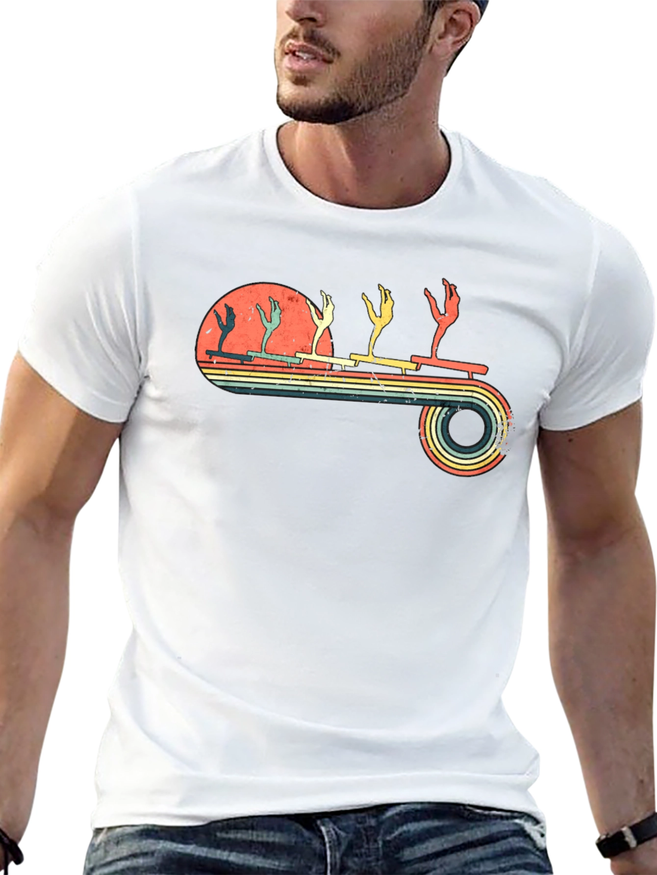 Retro Rock Climbing Evolution T-Shirt