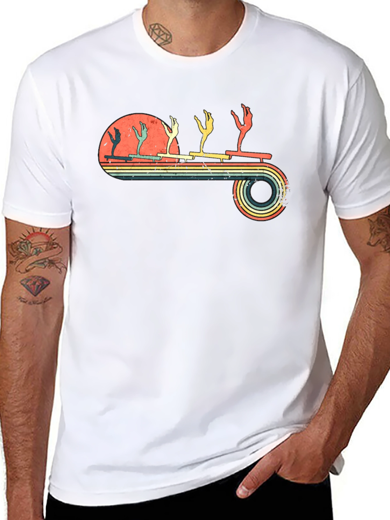 Retro Rock Climbing Evolution T-Shirt