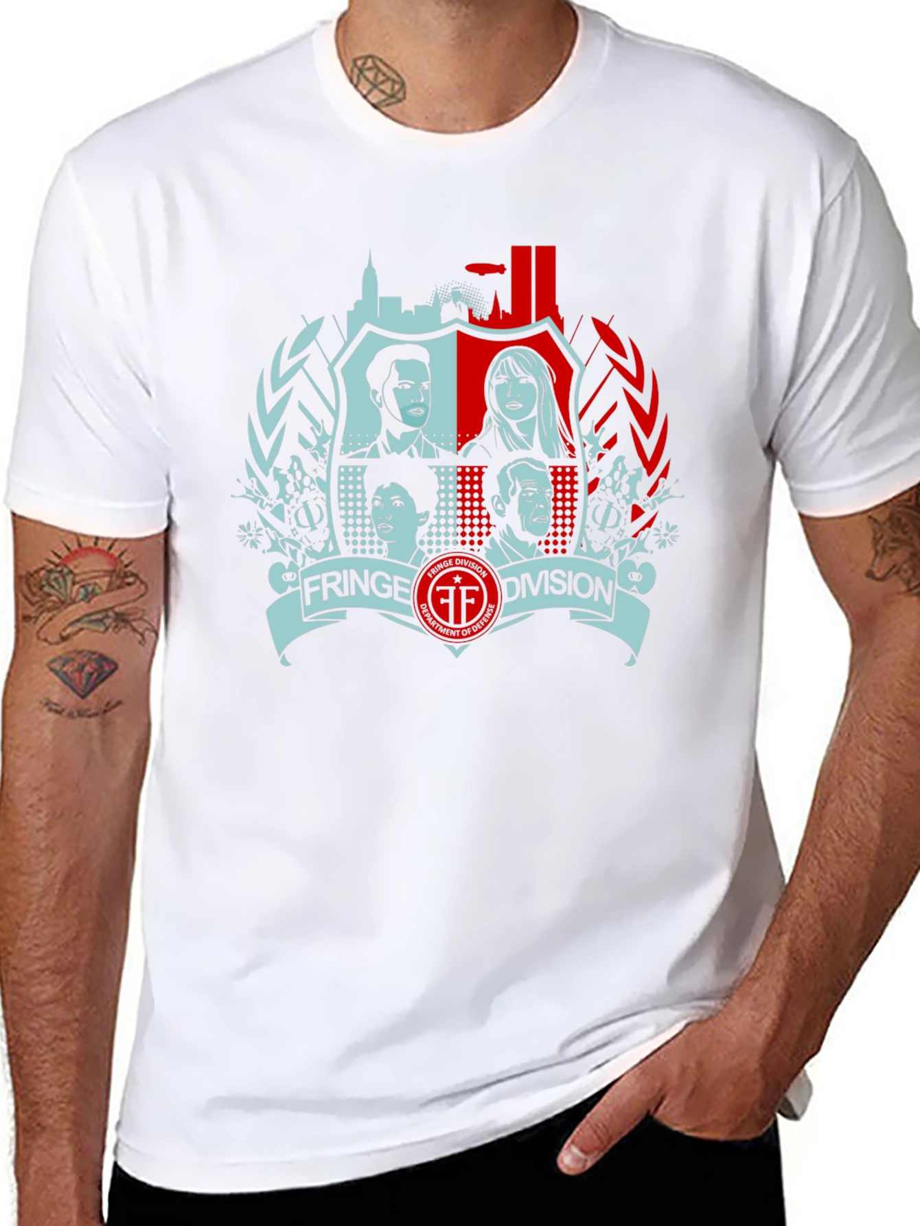 Fringe Division Graphic Tee - Mens Black T-Shirt