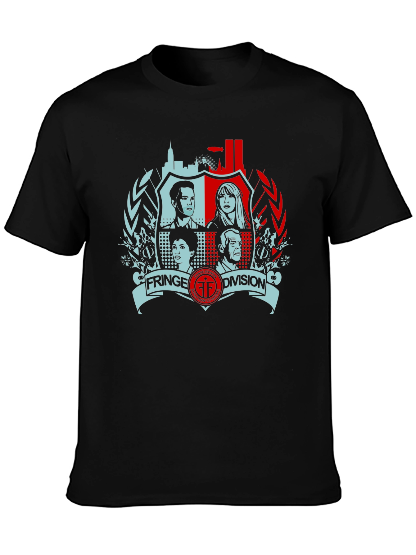 Fringe Division Graphic Tee - Mens Black T-Shirt