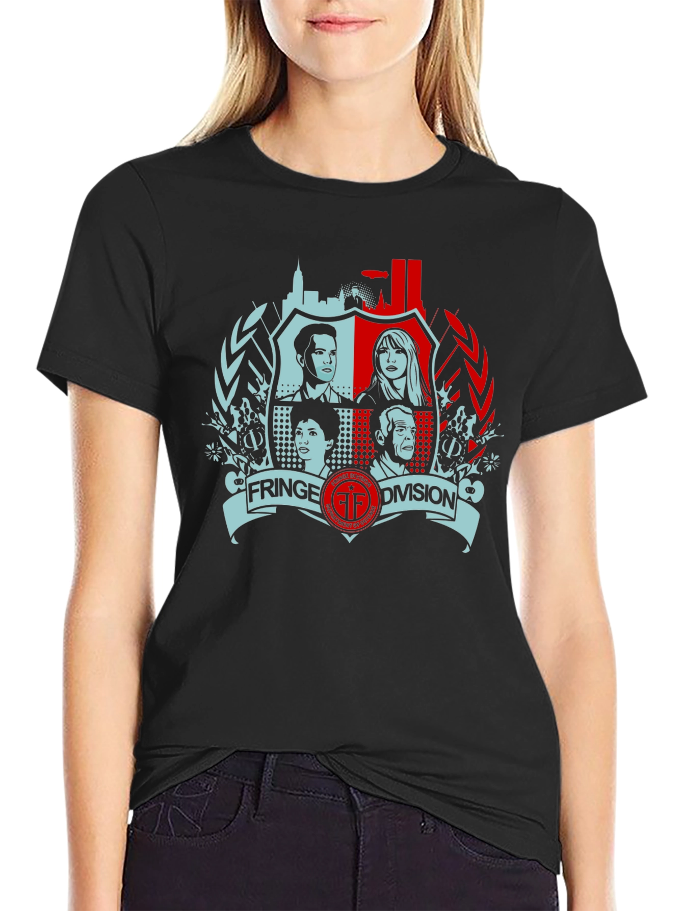 Fringe Division Graphic Tee - Mens Black T-Shirt