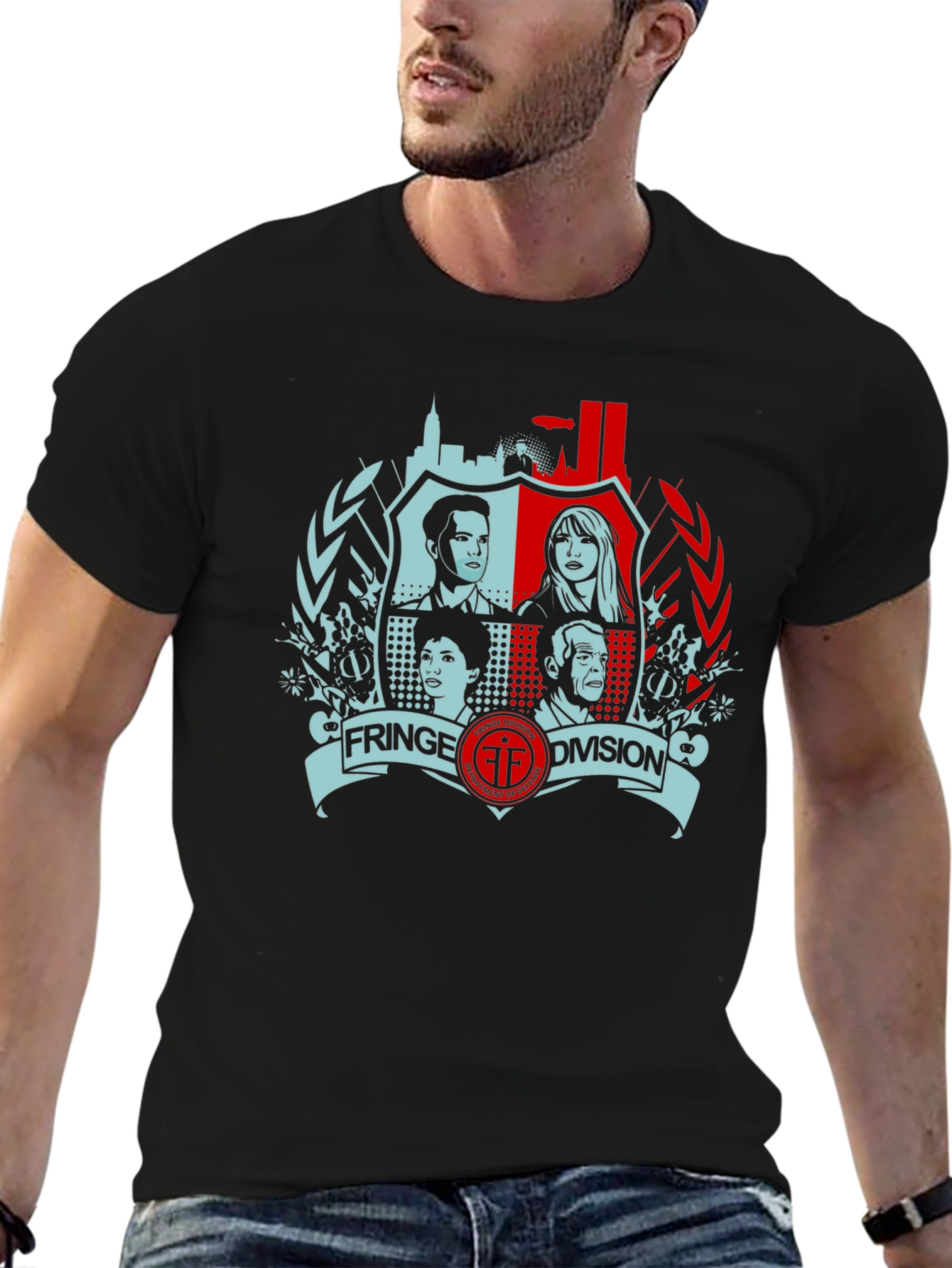 Fringe Division Graphic Tee - Mens Black T-Shirt