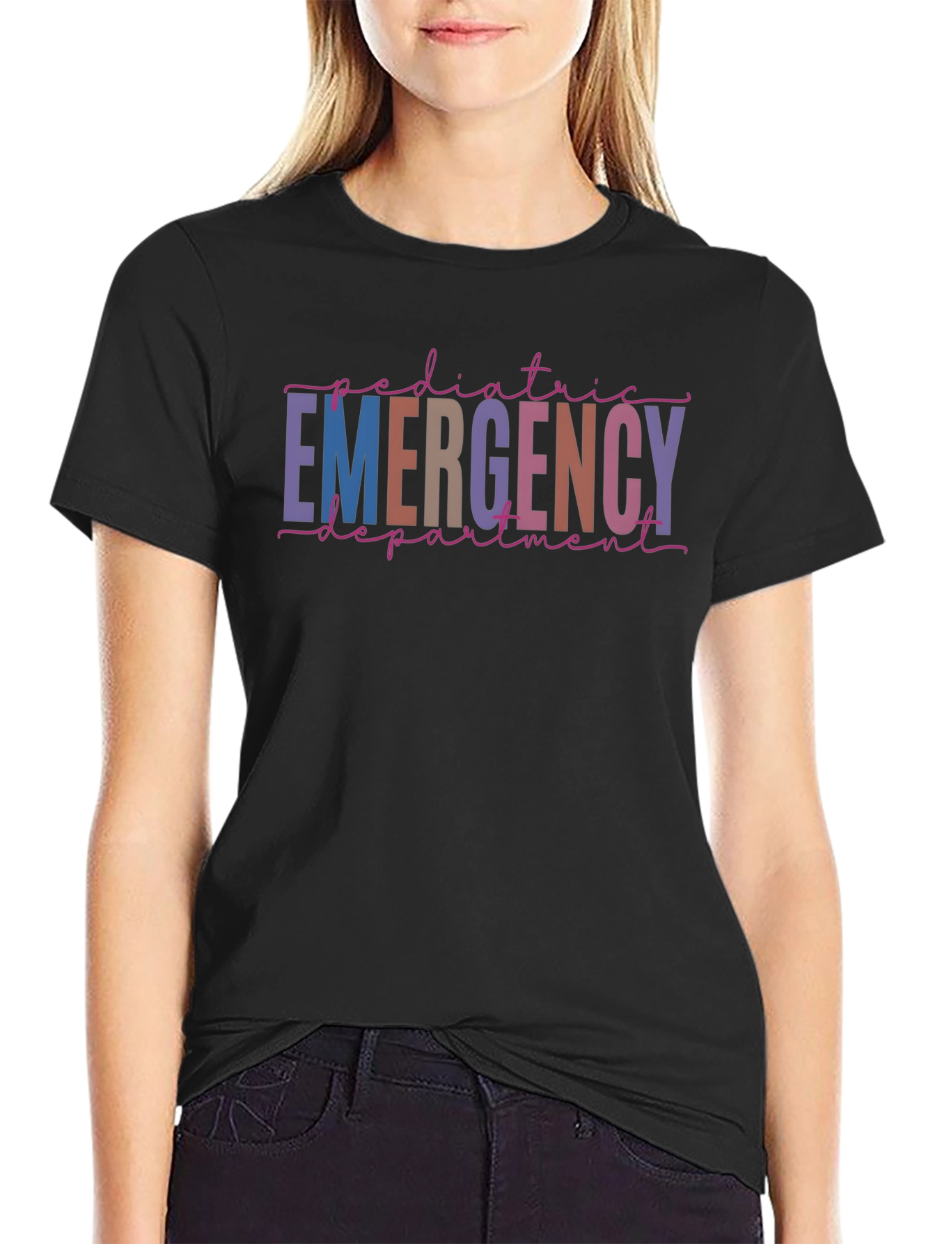 Pediatric Emergency Department Black T-Shirt