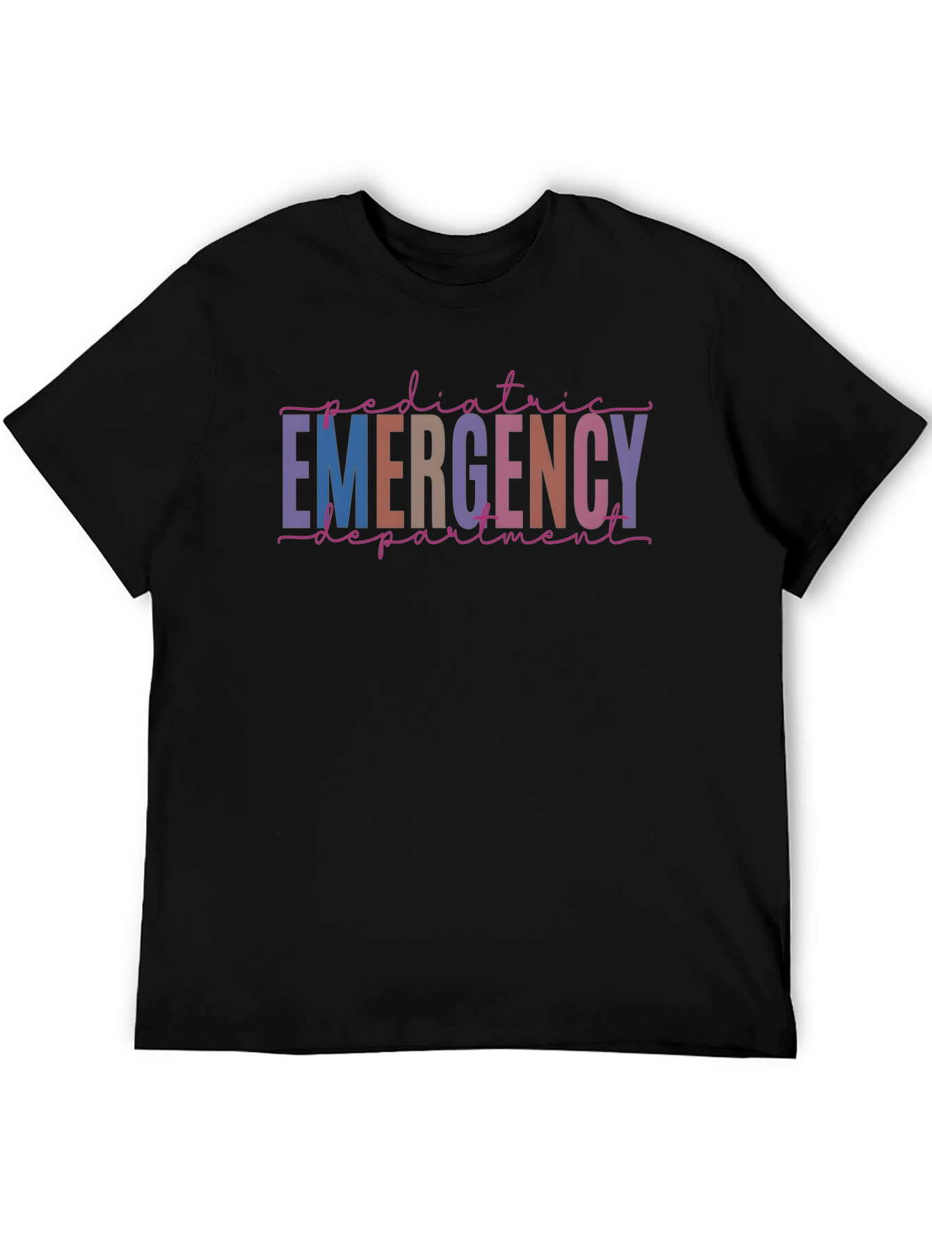 Pediatric Emergency Department Black T-Shirt