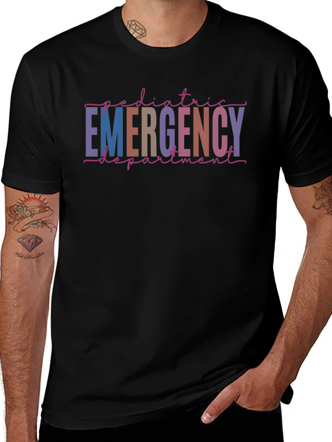 Pediatric Emergency Department Black T-Shirt