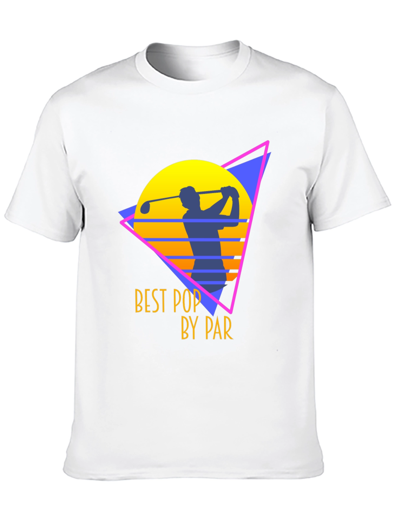 Best Pop by Par Golf T-Shirt - Black