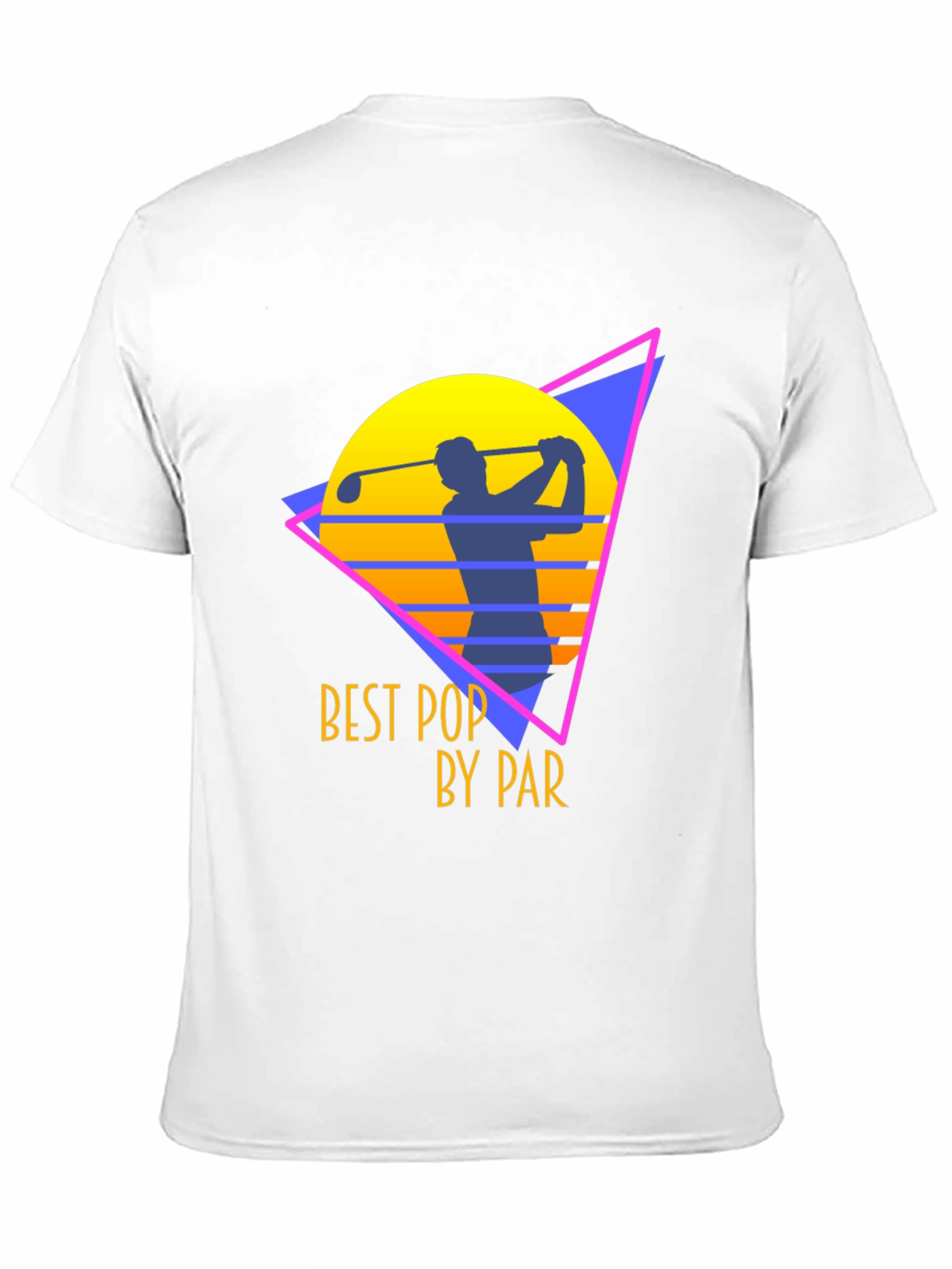 Best Pop by Par Golf T-Shirt - Black