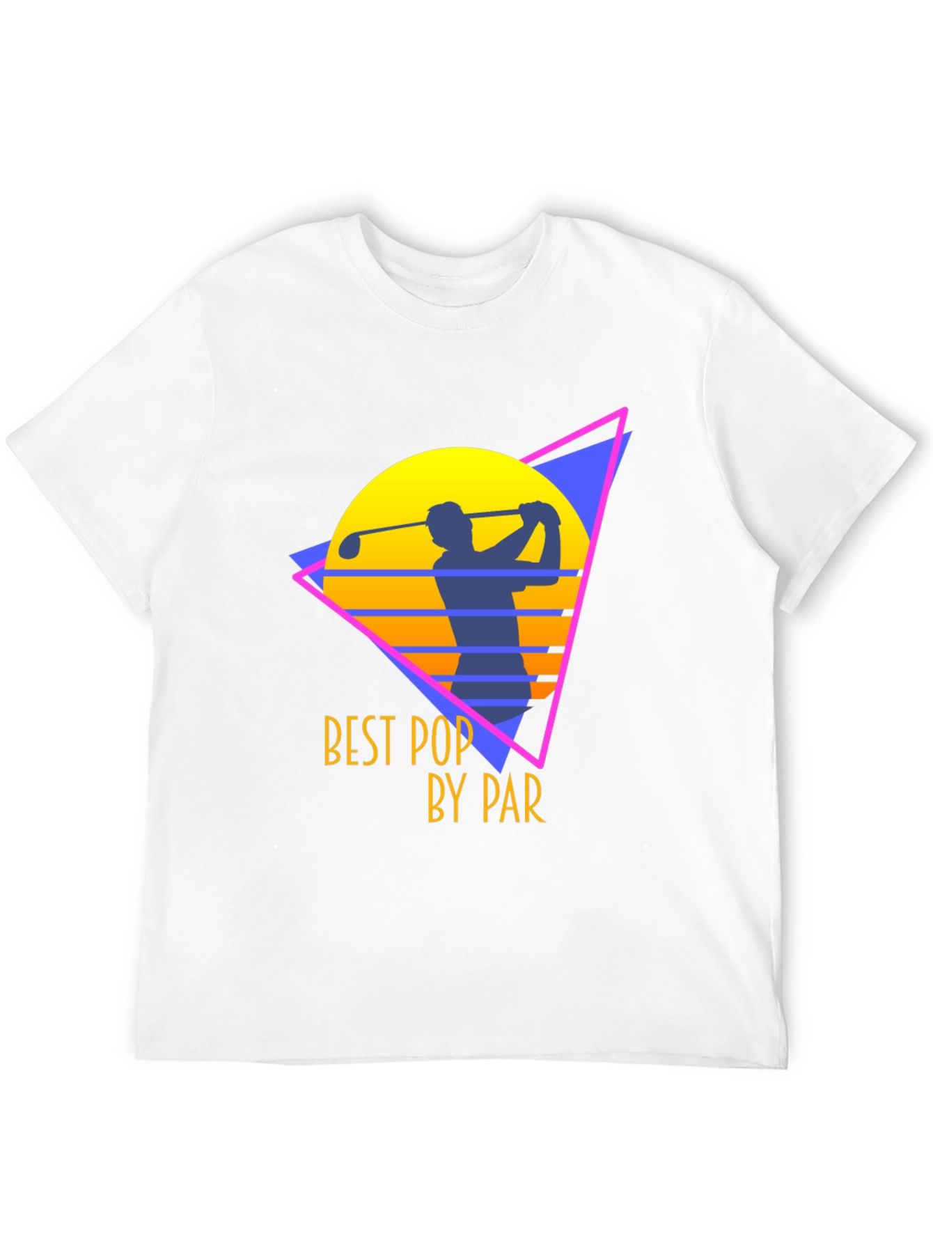 Best Pop by Par Golf T-Shirt - Black