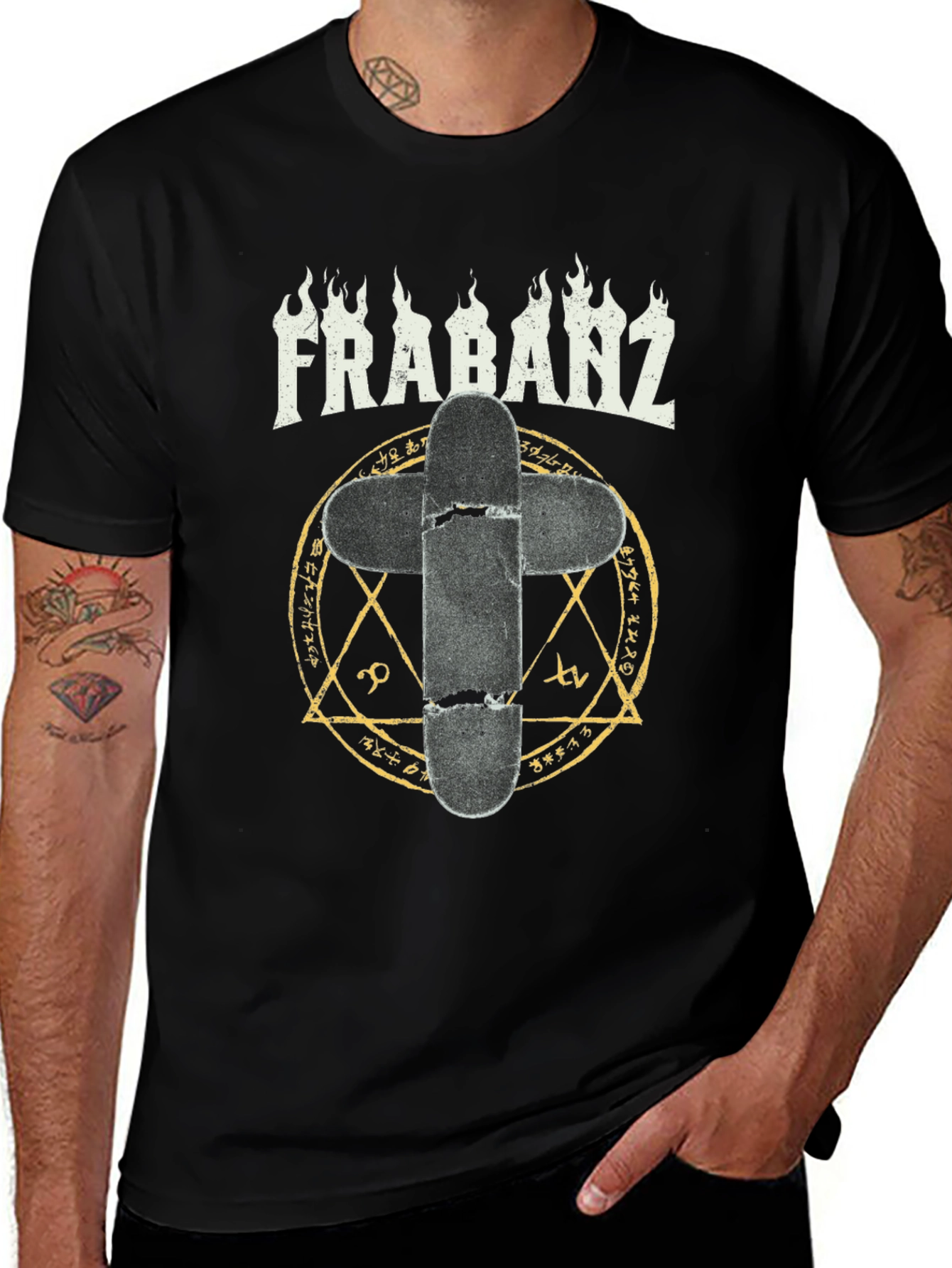 Frabanz Skateboard Graphic Tee