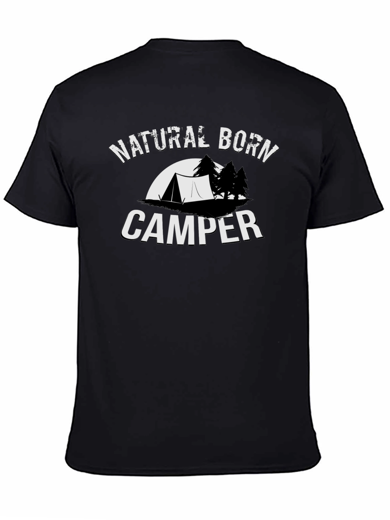 Natural Born Camper Black T-Shirt