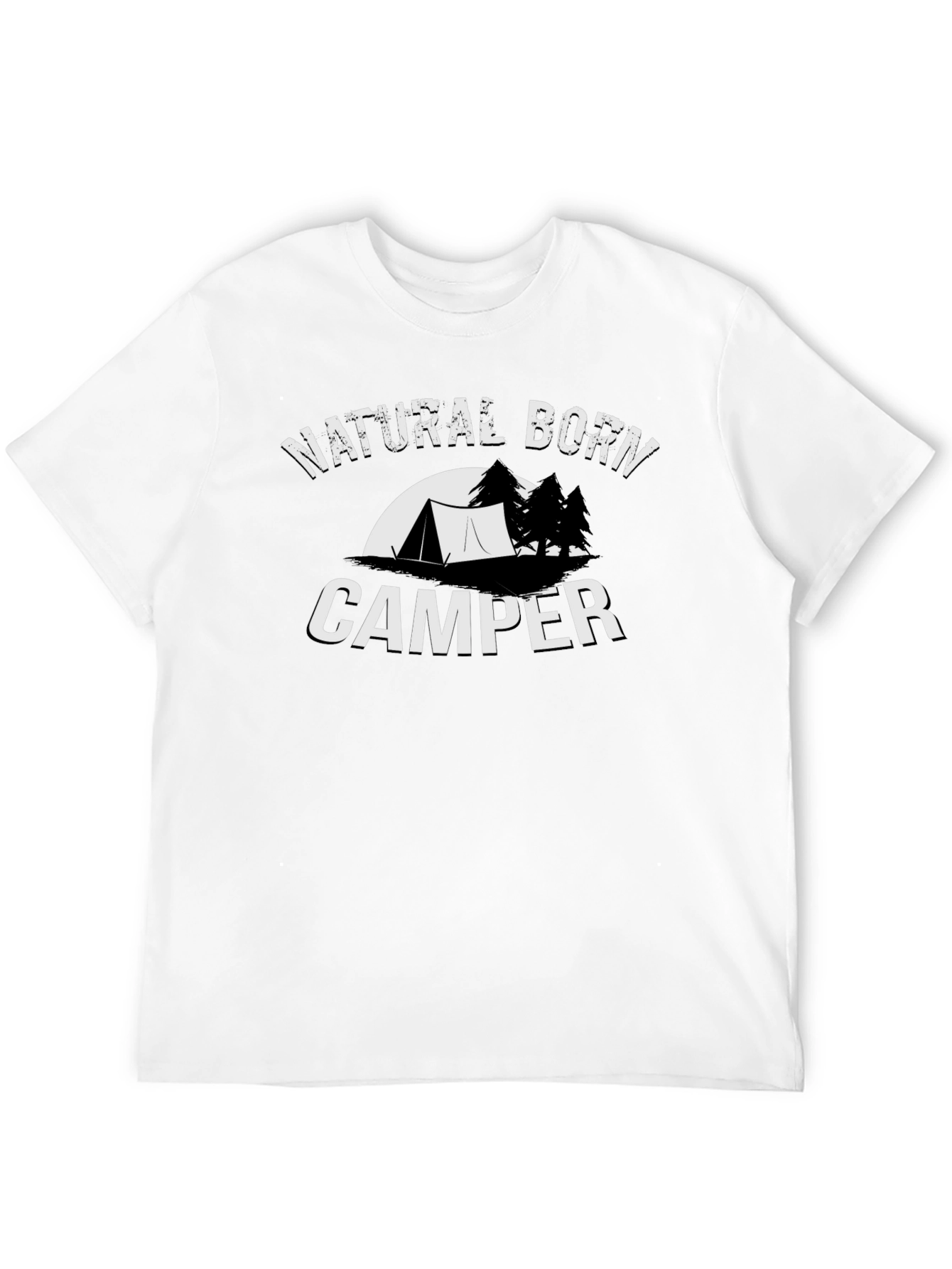 Natural Born Camper Black T-Shirt