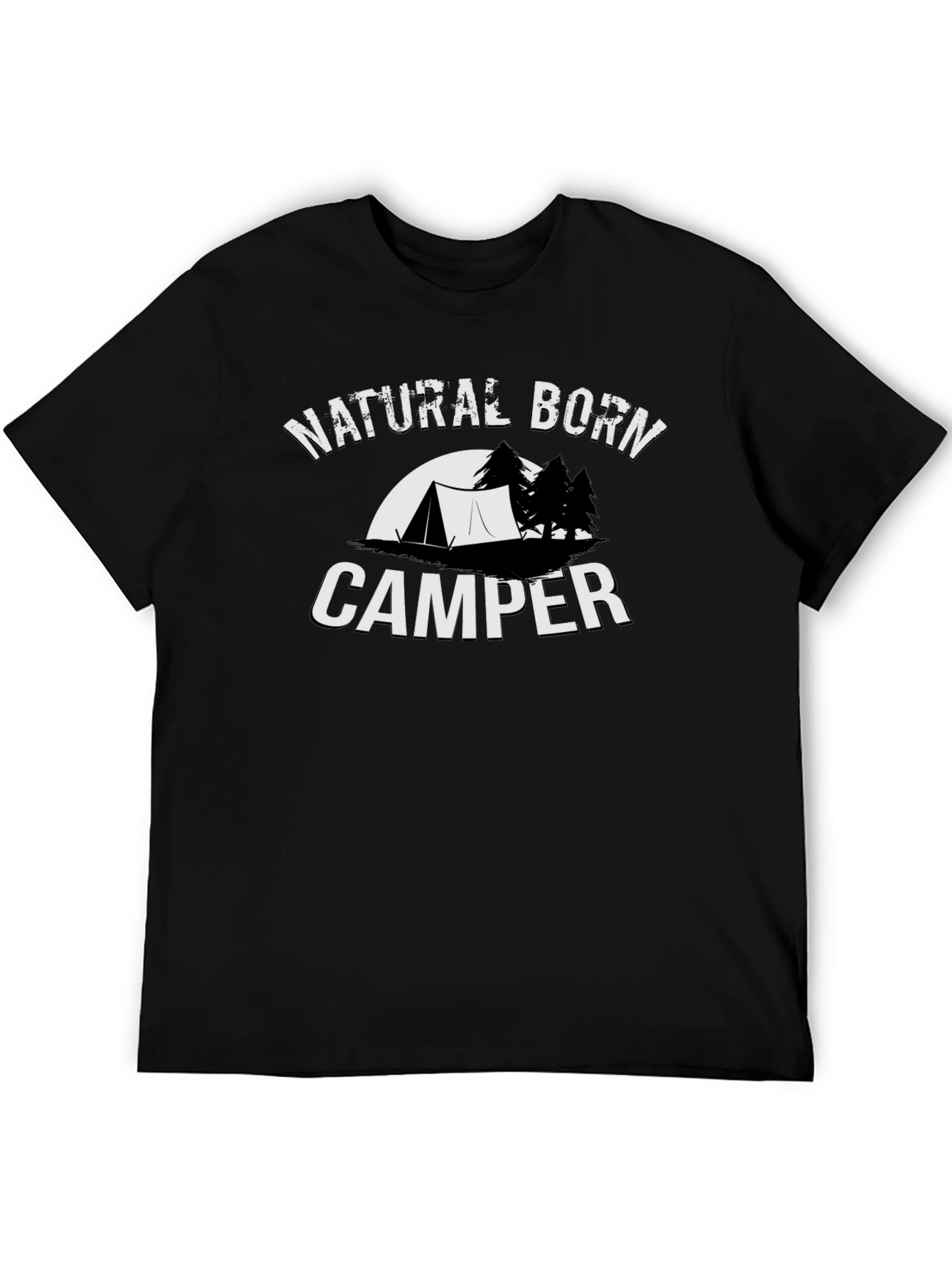 Natural Born Camper Black T-Shirt