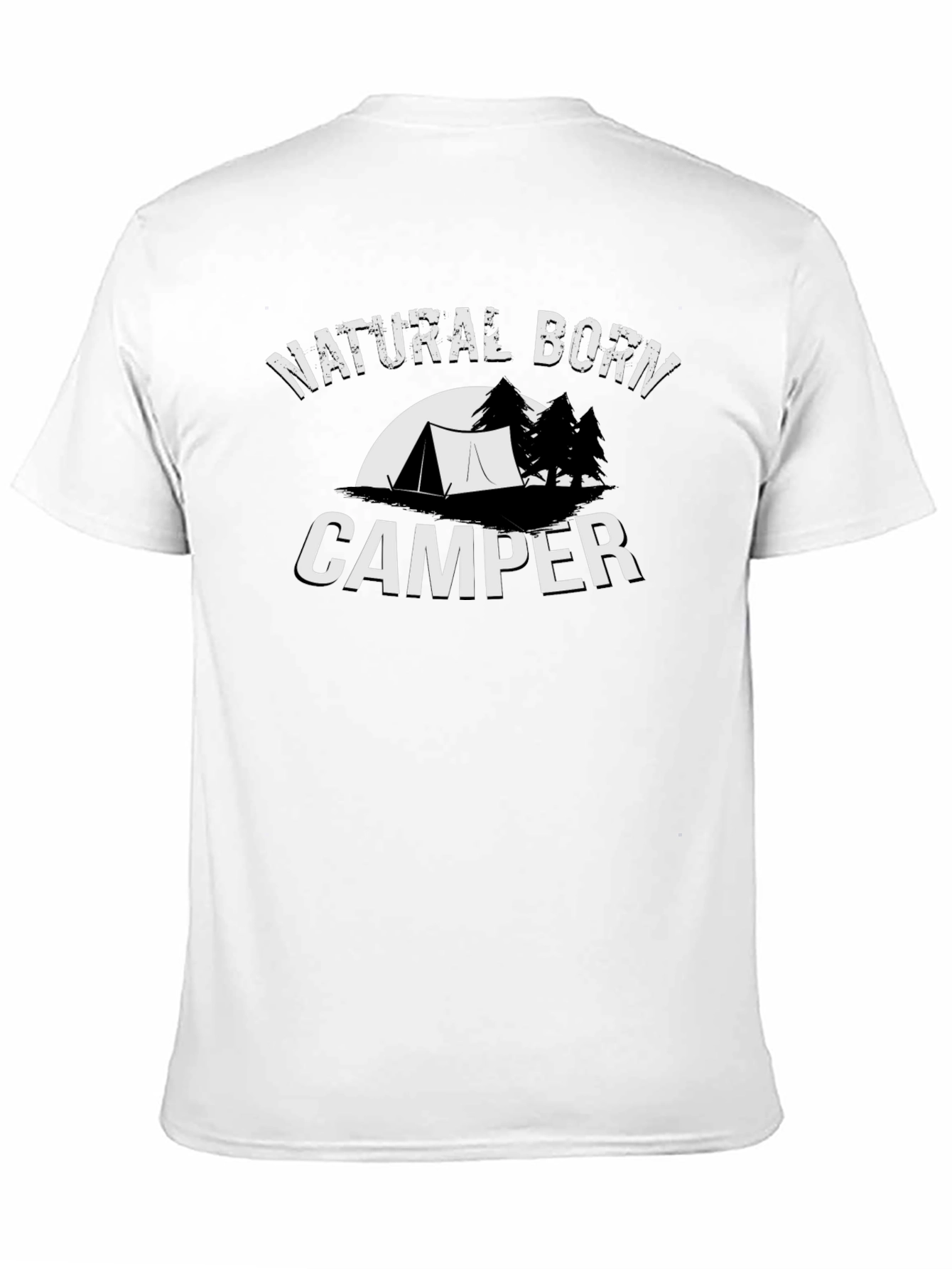 Natural Born Camper Black T-Shirt