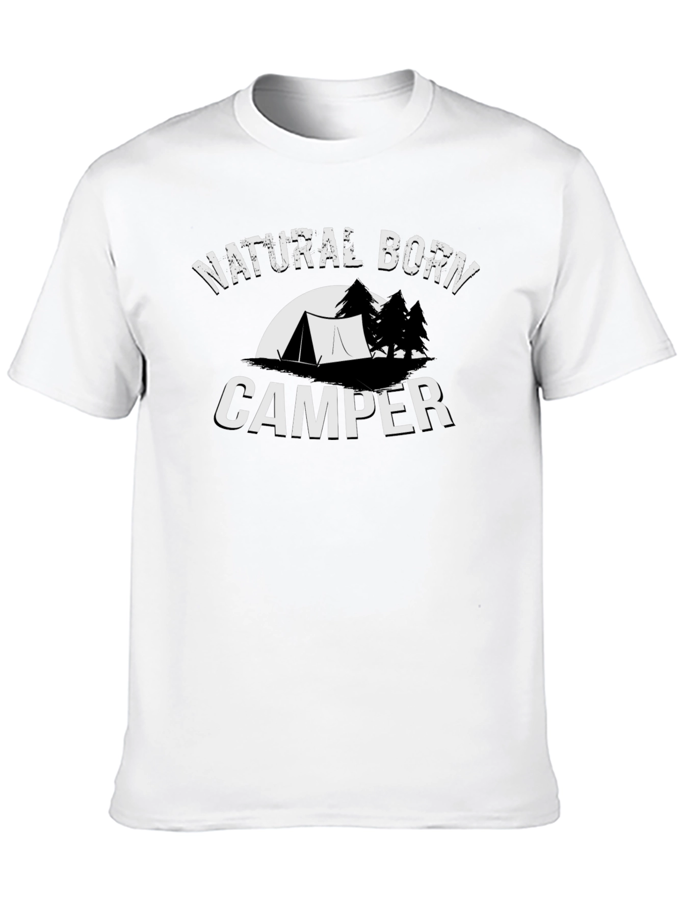 Natural Born Camper Black T-Shirt