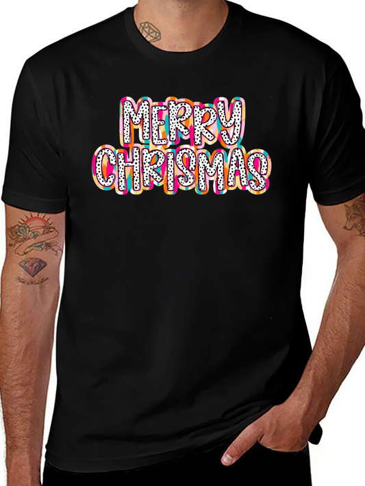 Merry Chrismas T-Shirt - Festive Holiday Tee