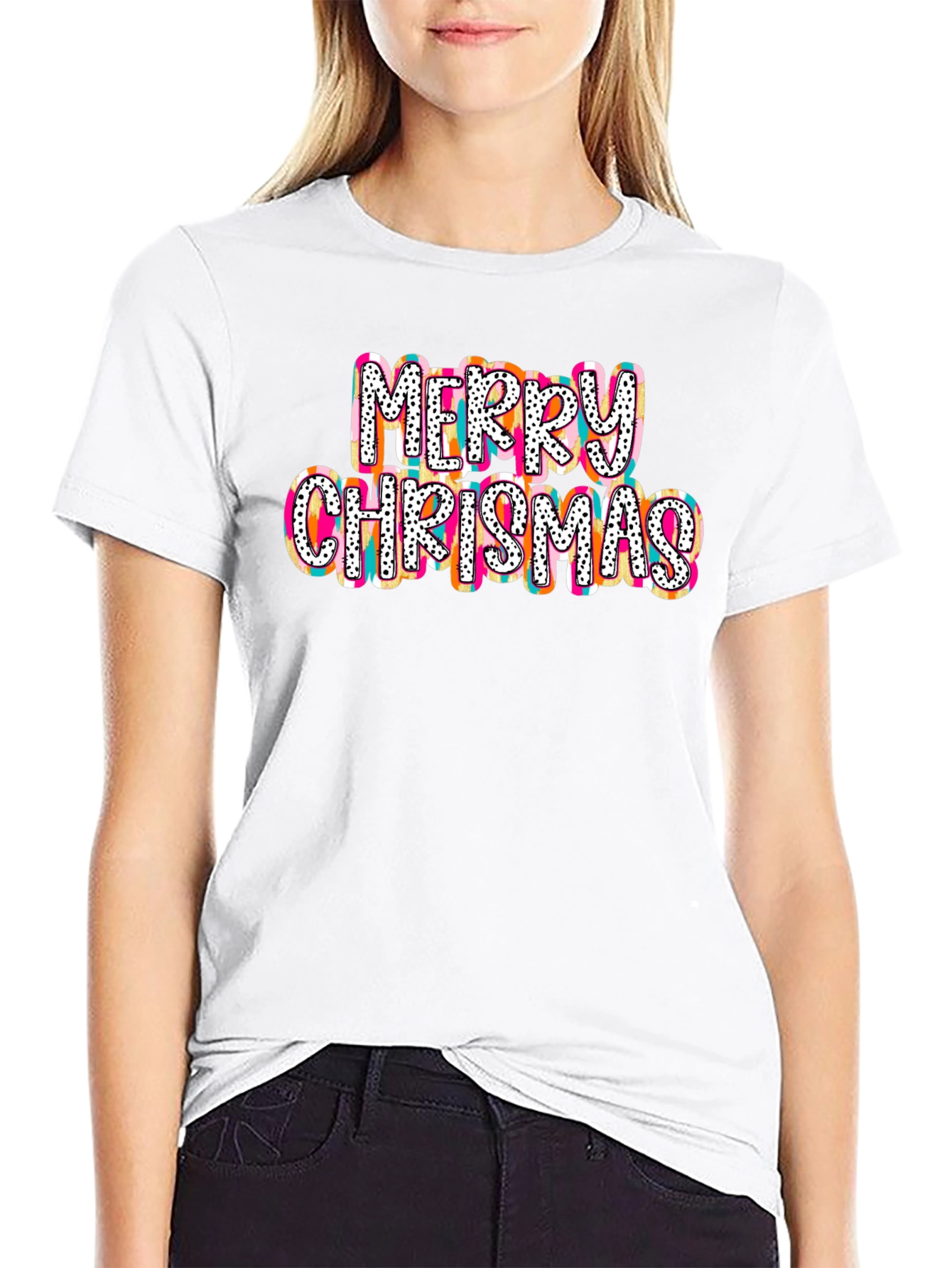 Merry Chrismas T-Shirt - Festive Holiday Tee