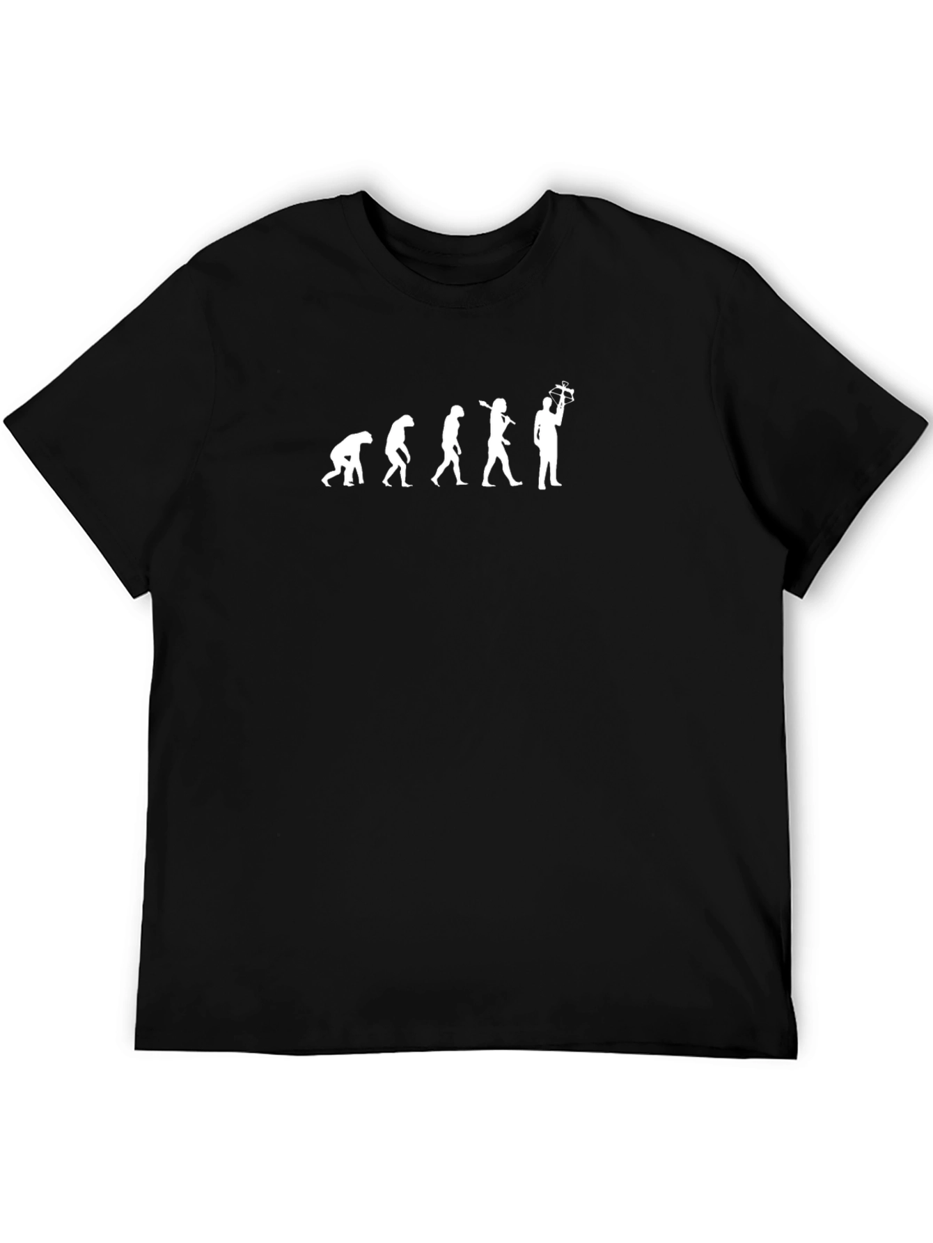 Evolution of Drone Pilot Black T-Shirt
