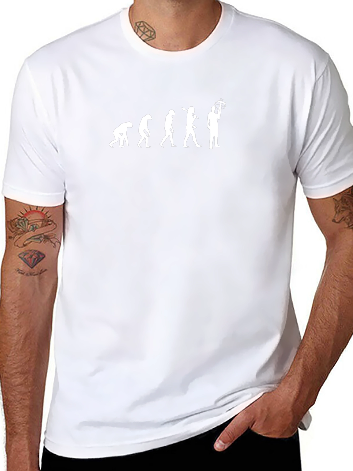 Evolution of Drone Pilot Black T-Shirt