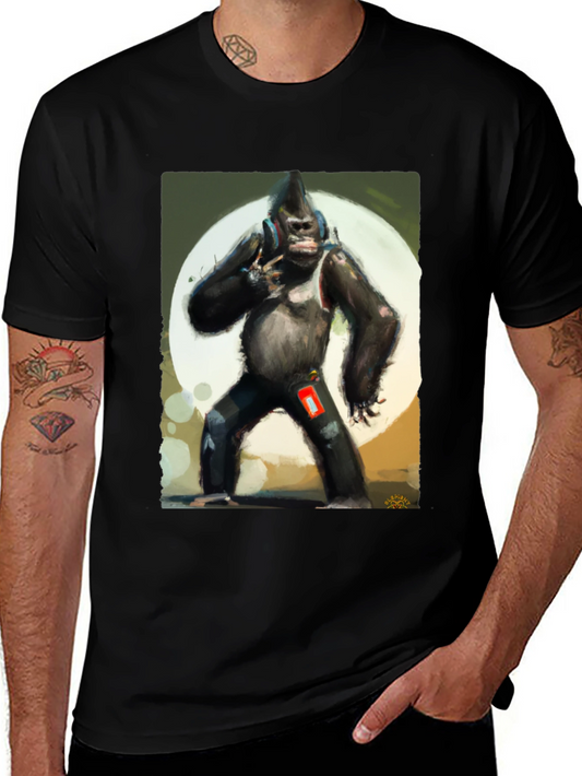 Gorilla DJ Graphic Tee - Cool Streetwear Style