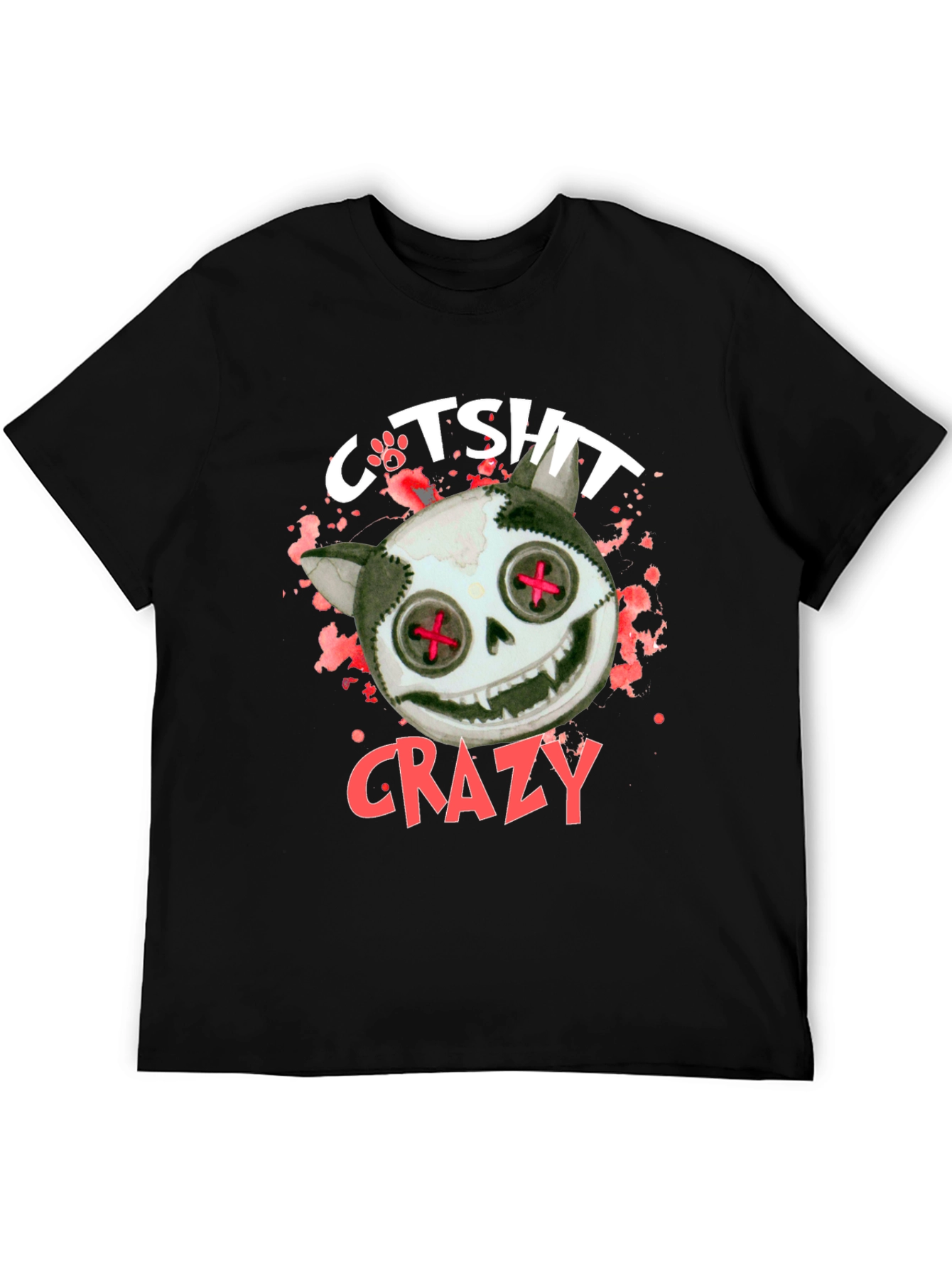 Crazy Cat T-Shirt - Unique Design