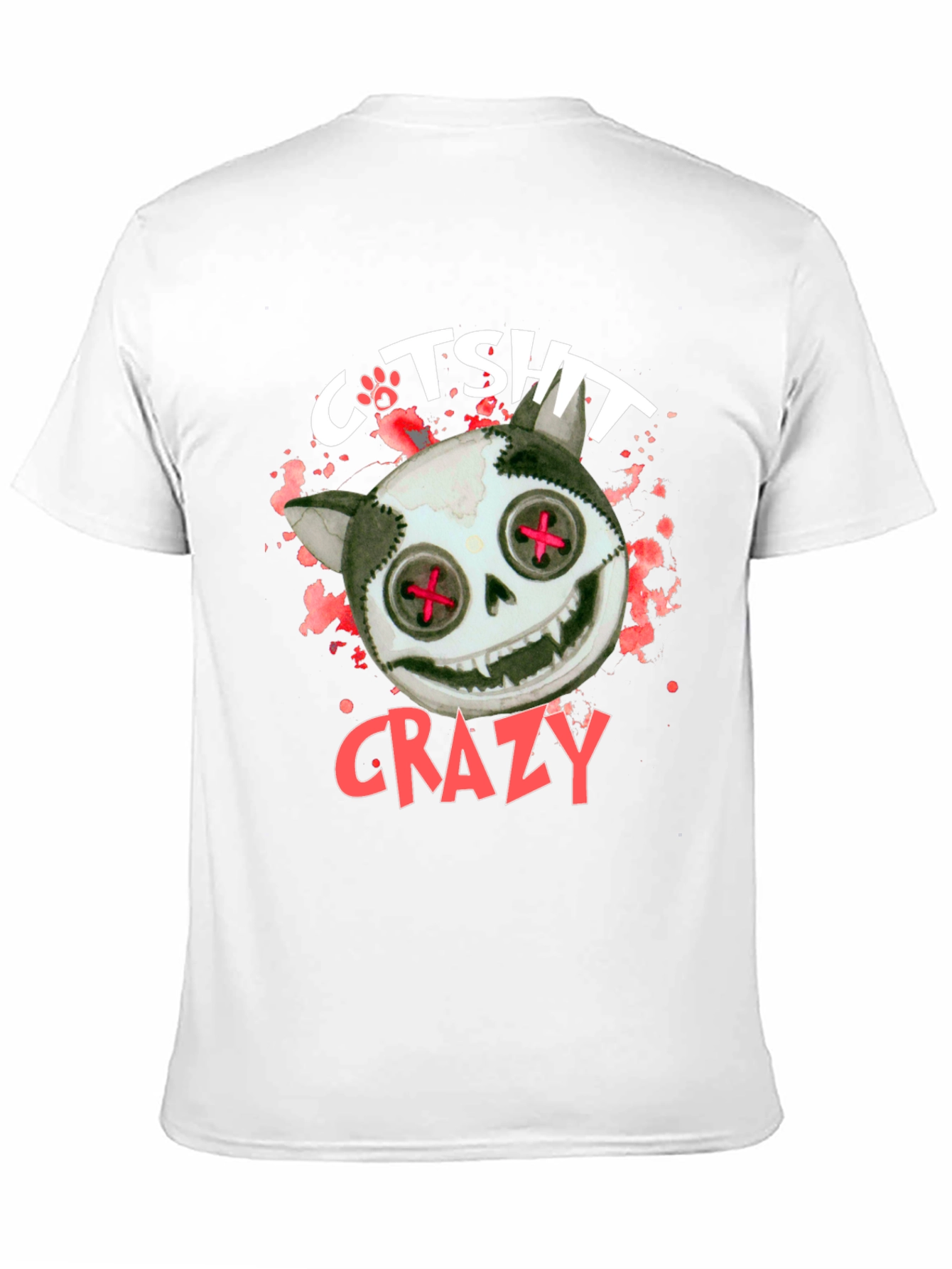 Crazy Cat T-Shirt - Unique Design