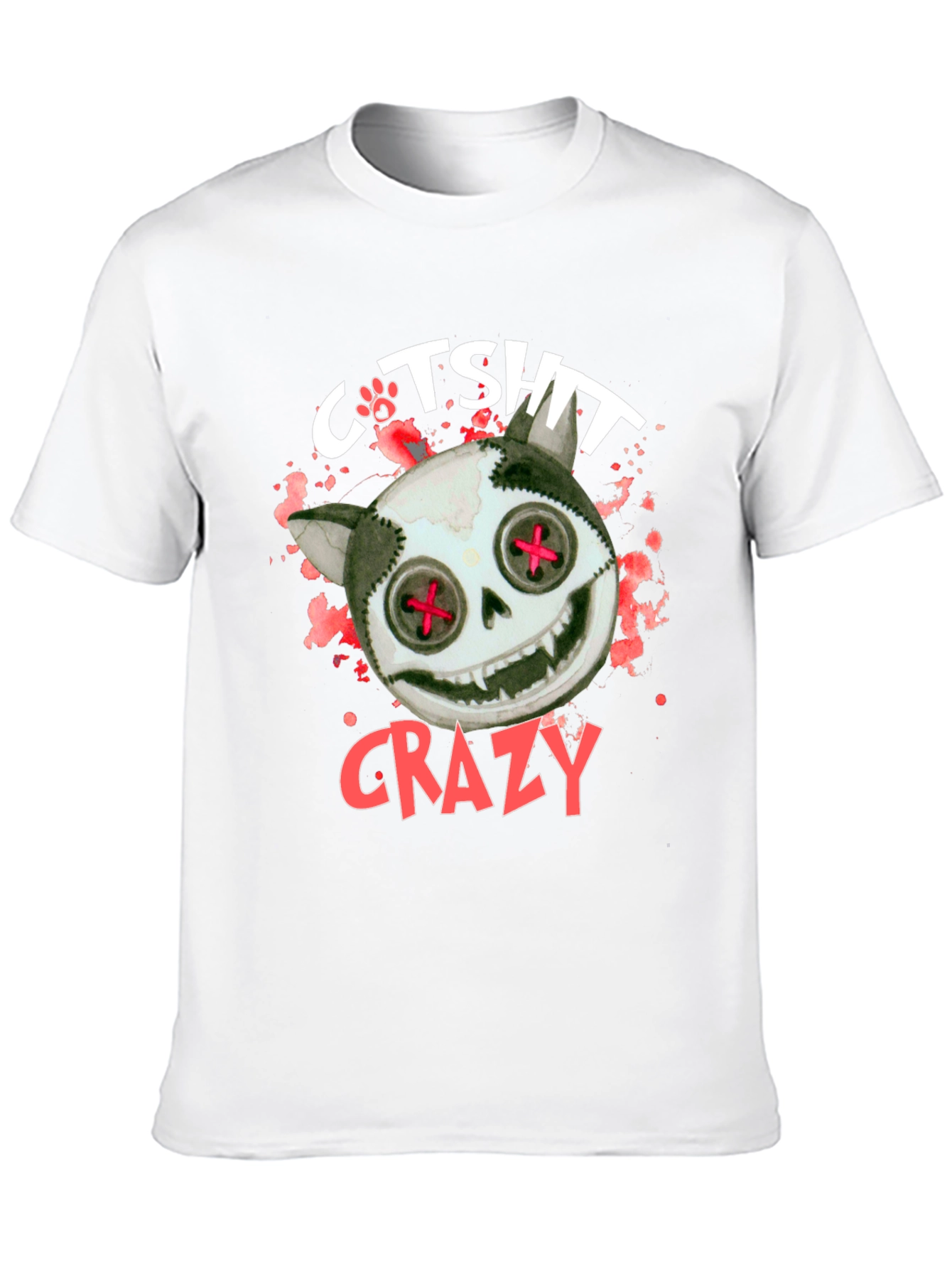 Crazy Cat T-Shirt - Unique Design
