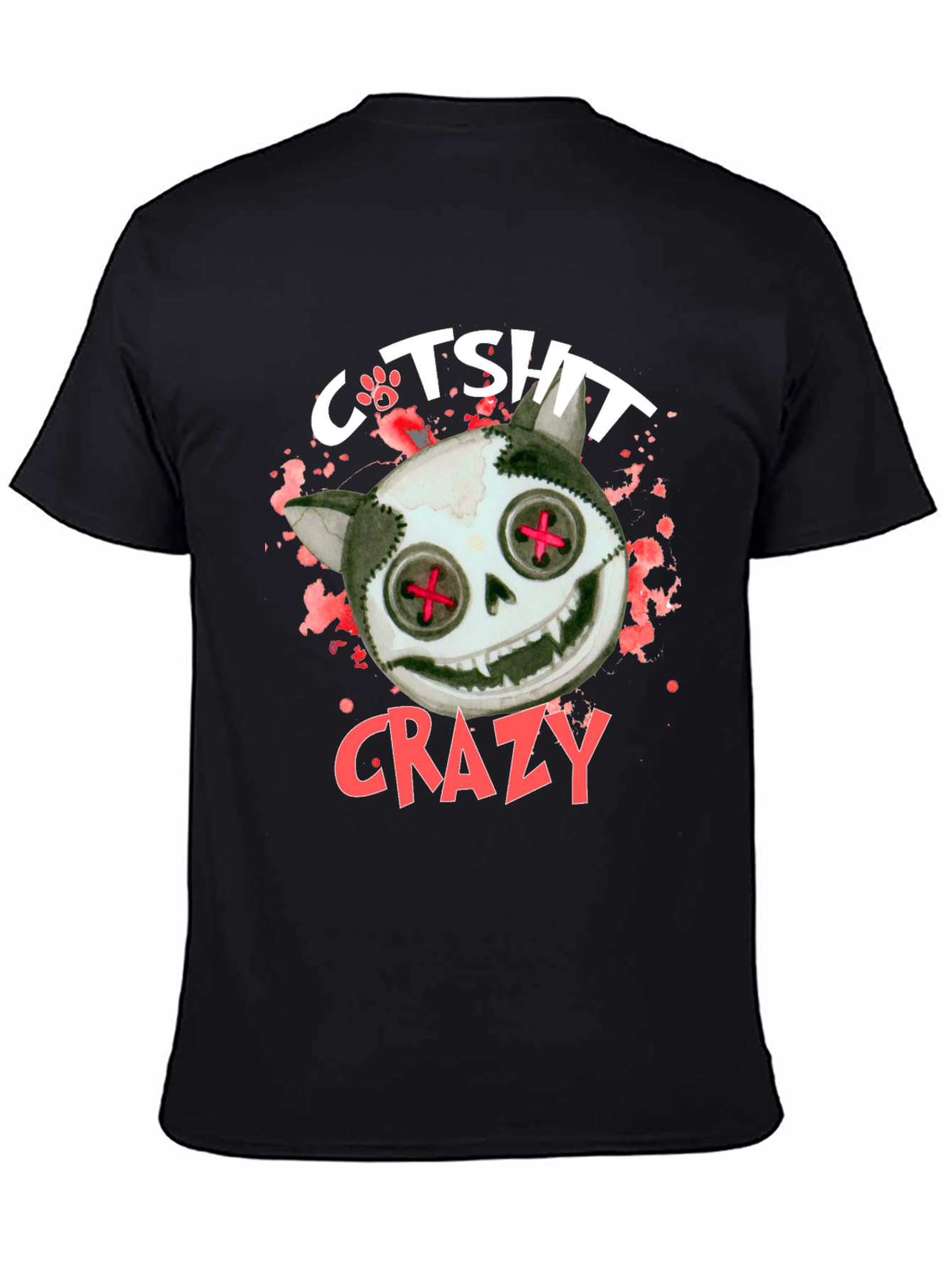 Crazy Cat T-Shirt - Unique Design