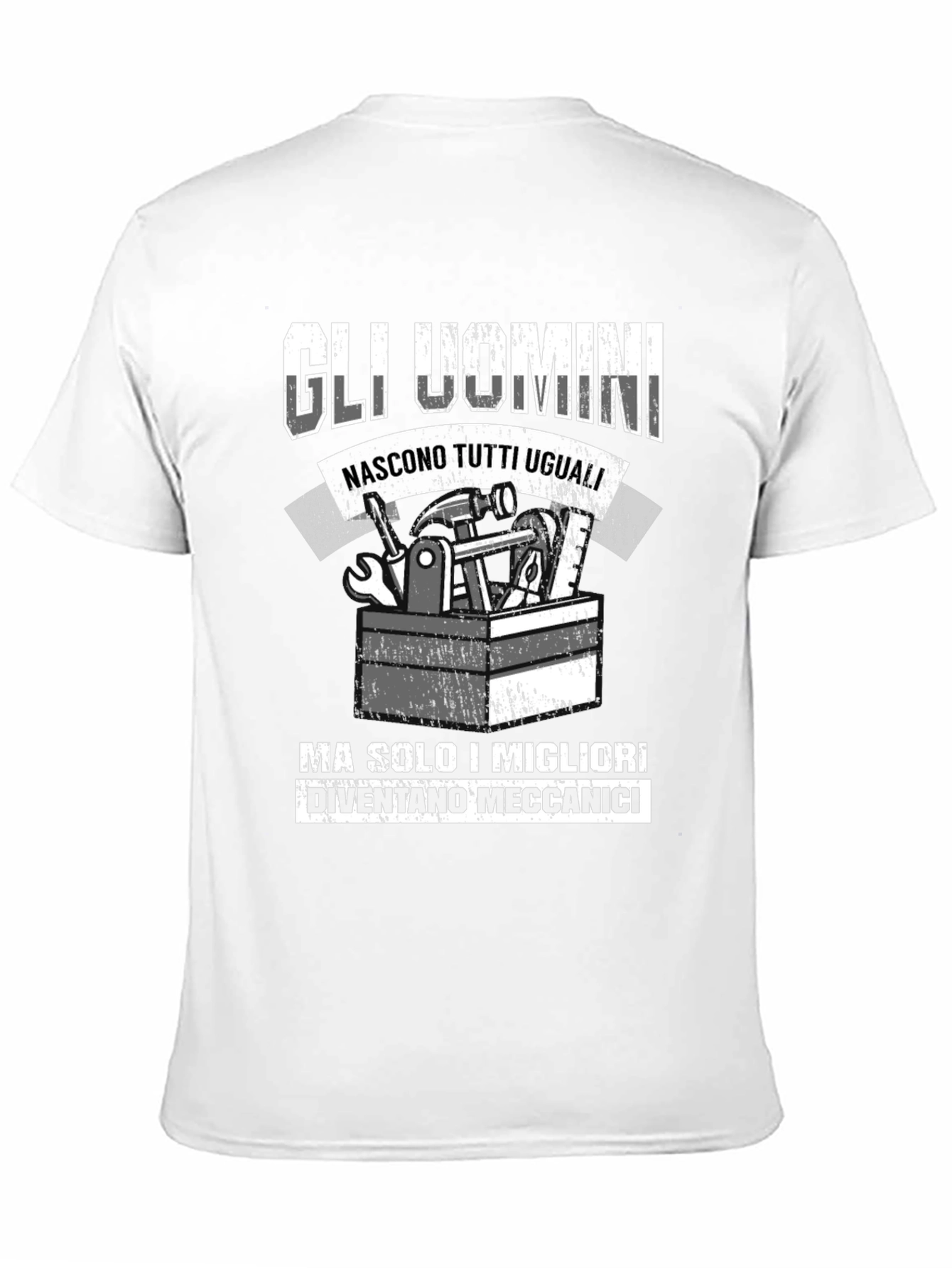 Mechanic Humor Graphic T-Shirt - Mens Black Tee
