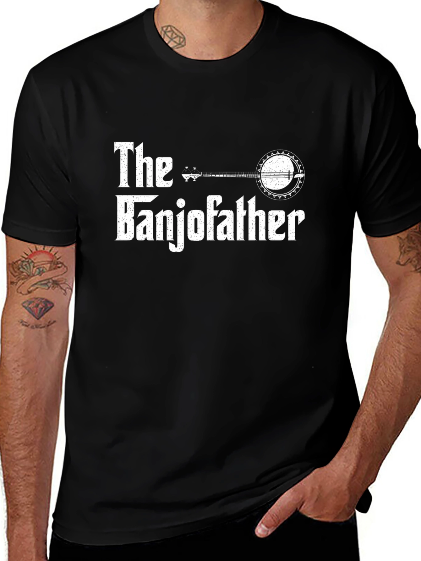 The Banjofather Black T-Shirt