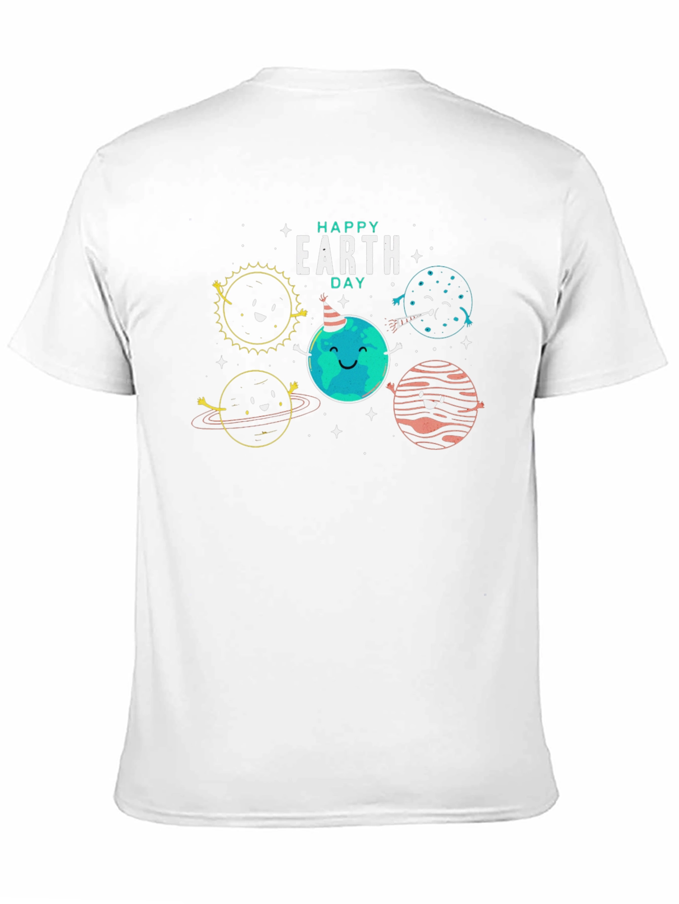 Happy Earth Day Black Graphic Tee