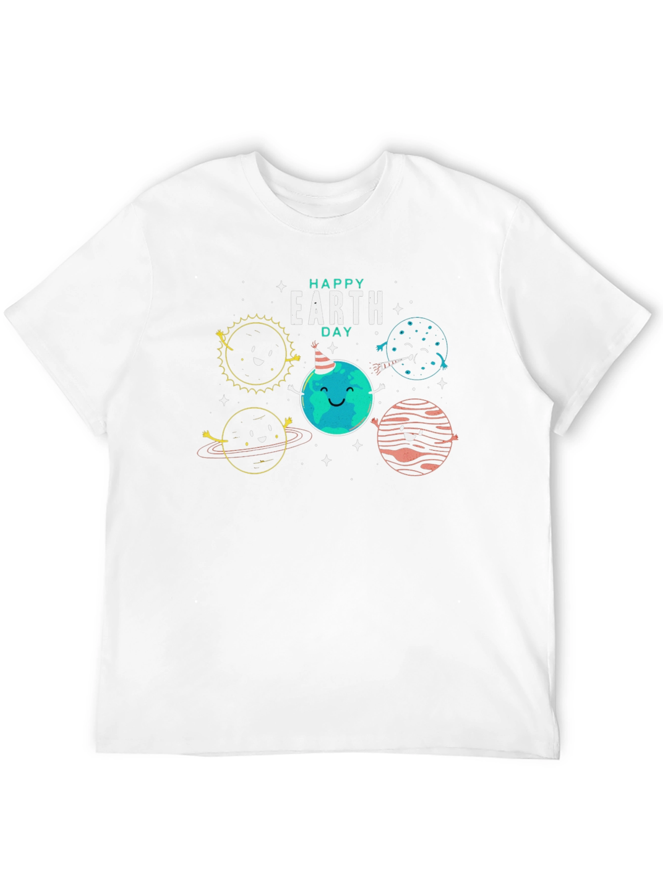 Happy Earth Day Black Graphic Tee