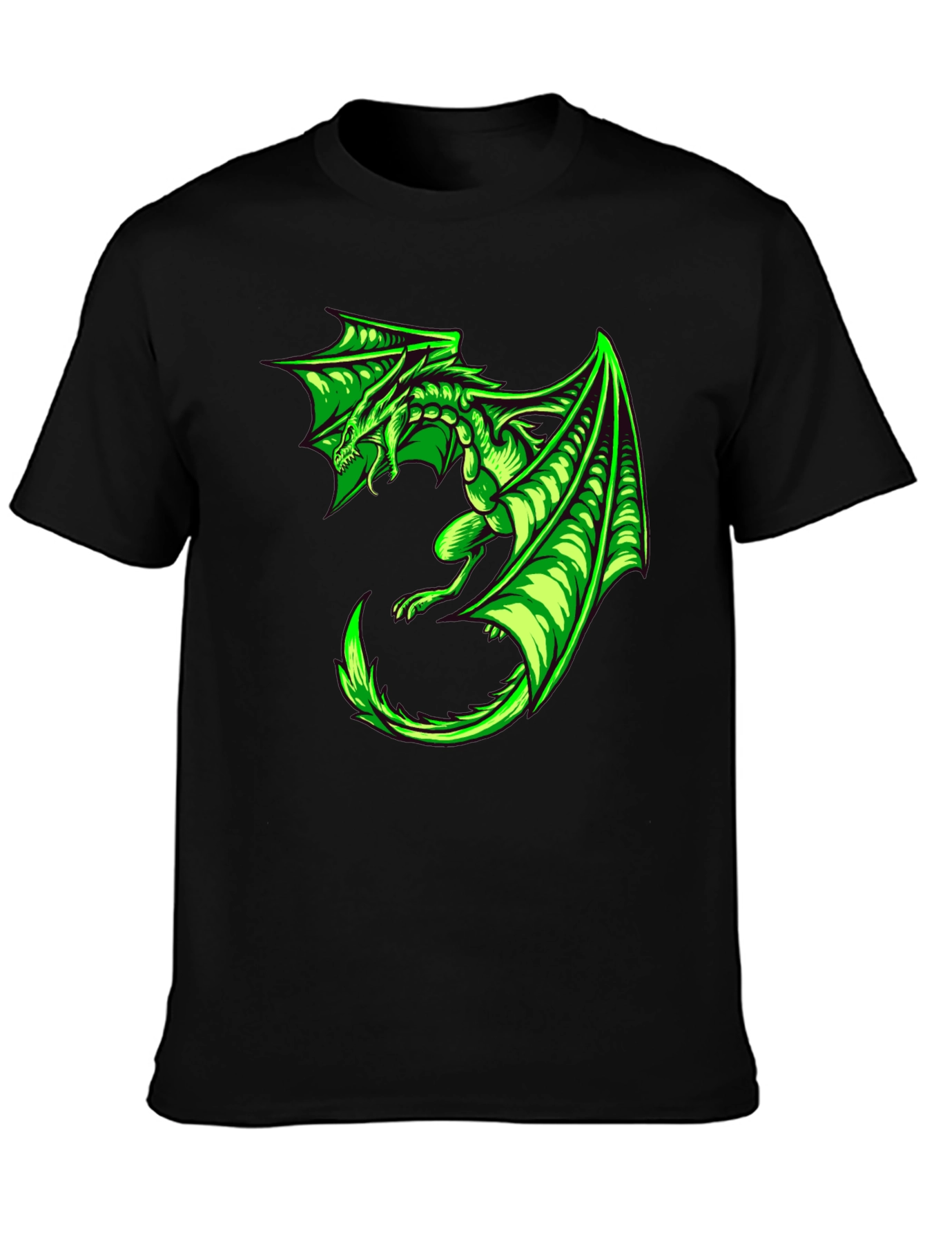 Green Dragon Graphic Tee - Mens
