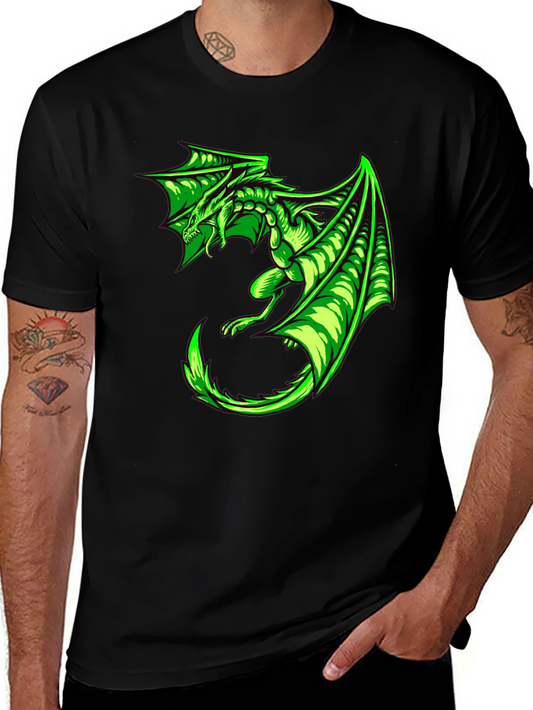 Green Dragon Graphic Tee - Mens