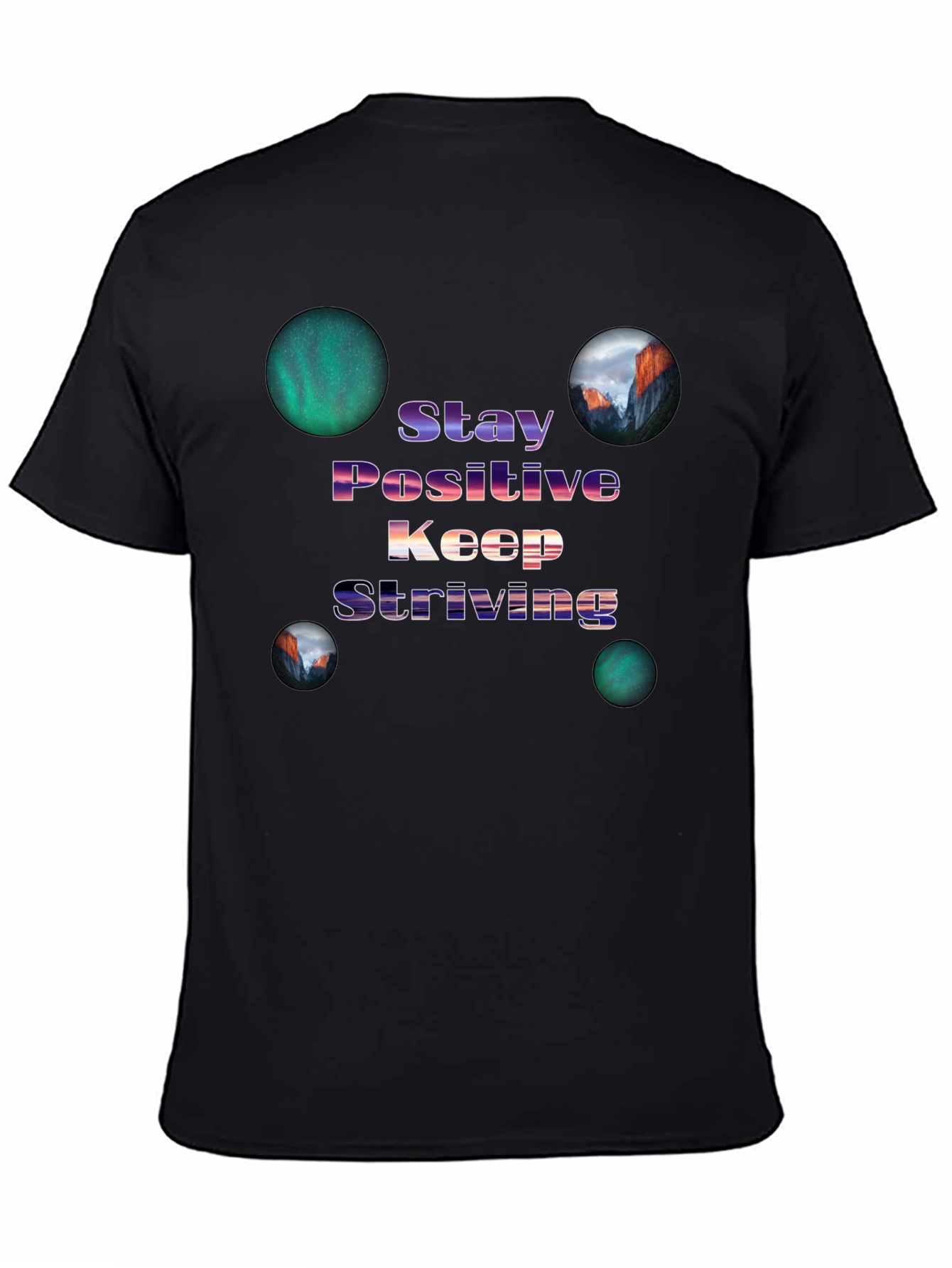Stay Positive Graphic Tee - Inspiring Design