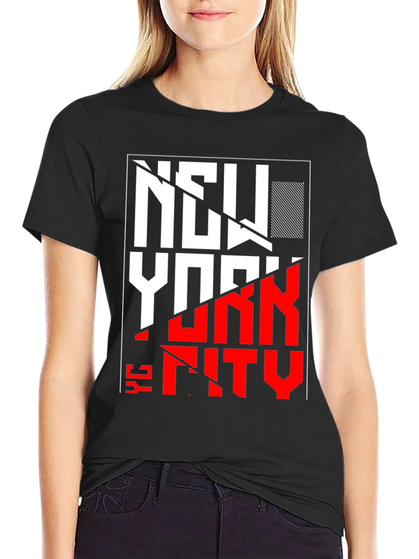 New York City Graphic Tee - Black